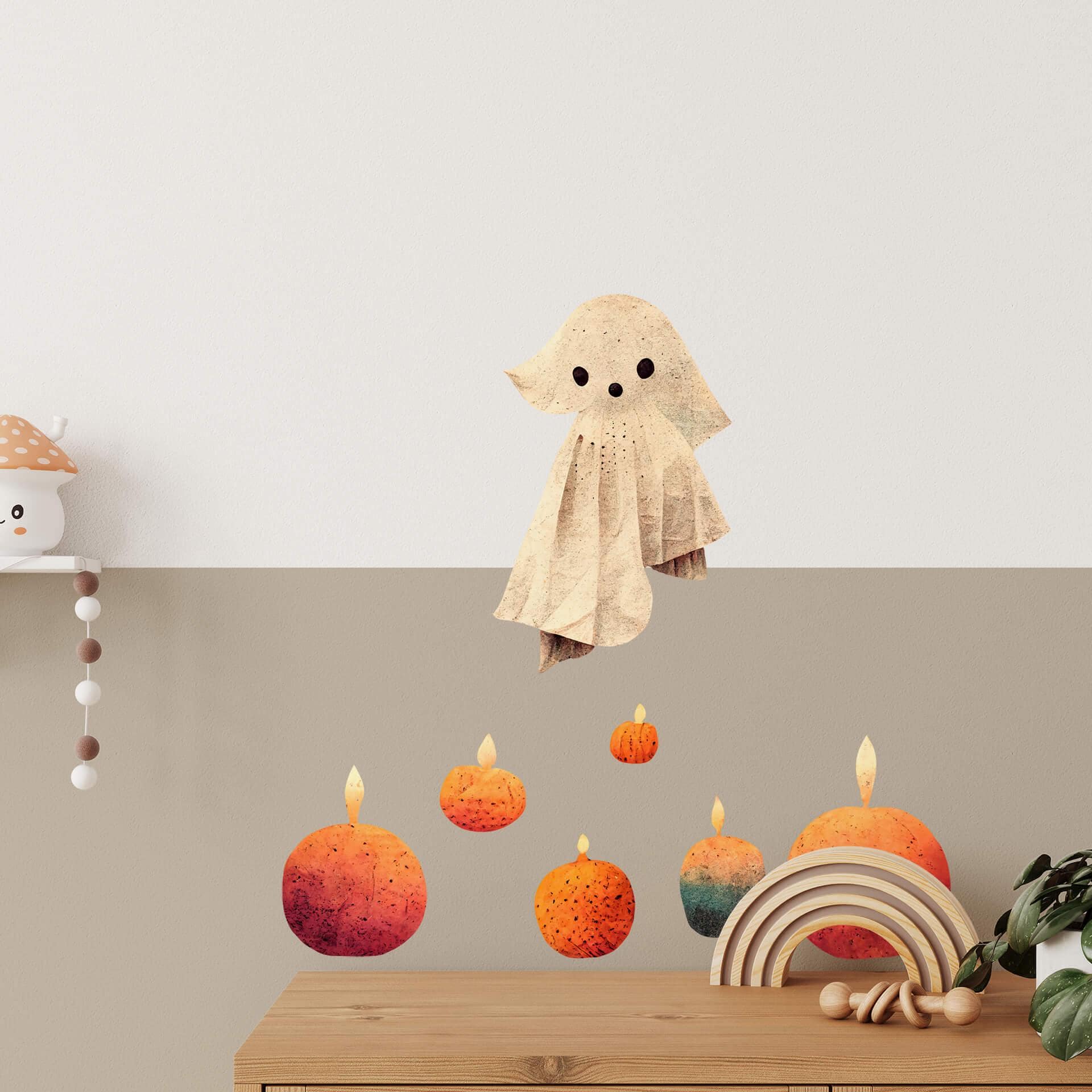 Wallsticker Treechild - Lille spøgelse