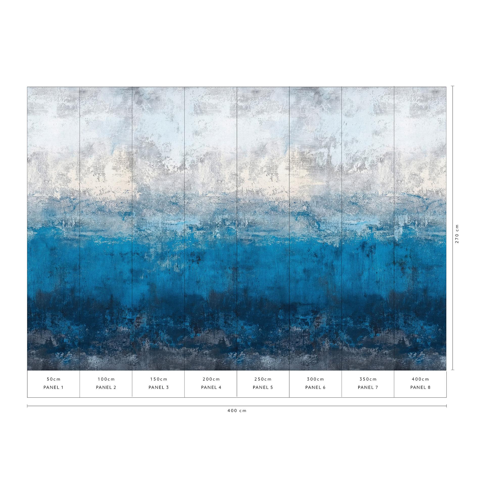 Guido Maria Kretschmer Fotomurale Ocean Line - Edizione d'arte 2 blu