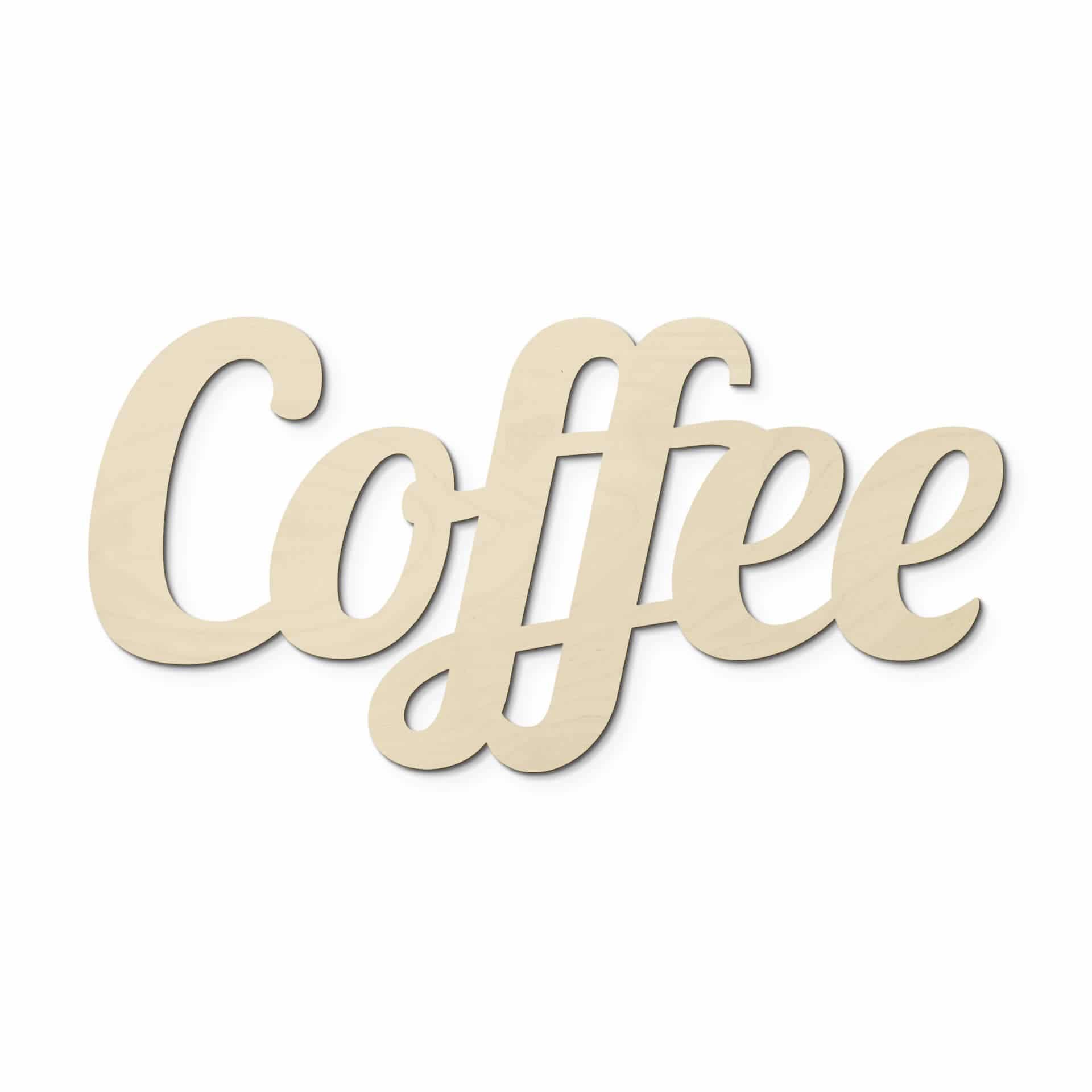 Scritta in legno - Coffee