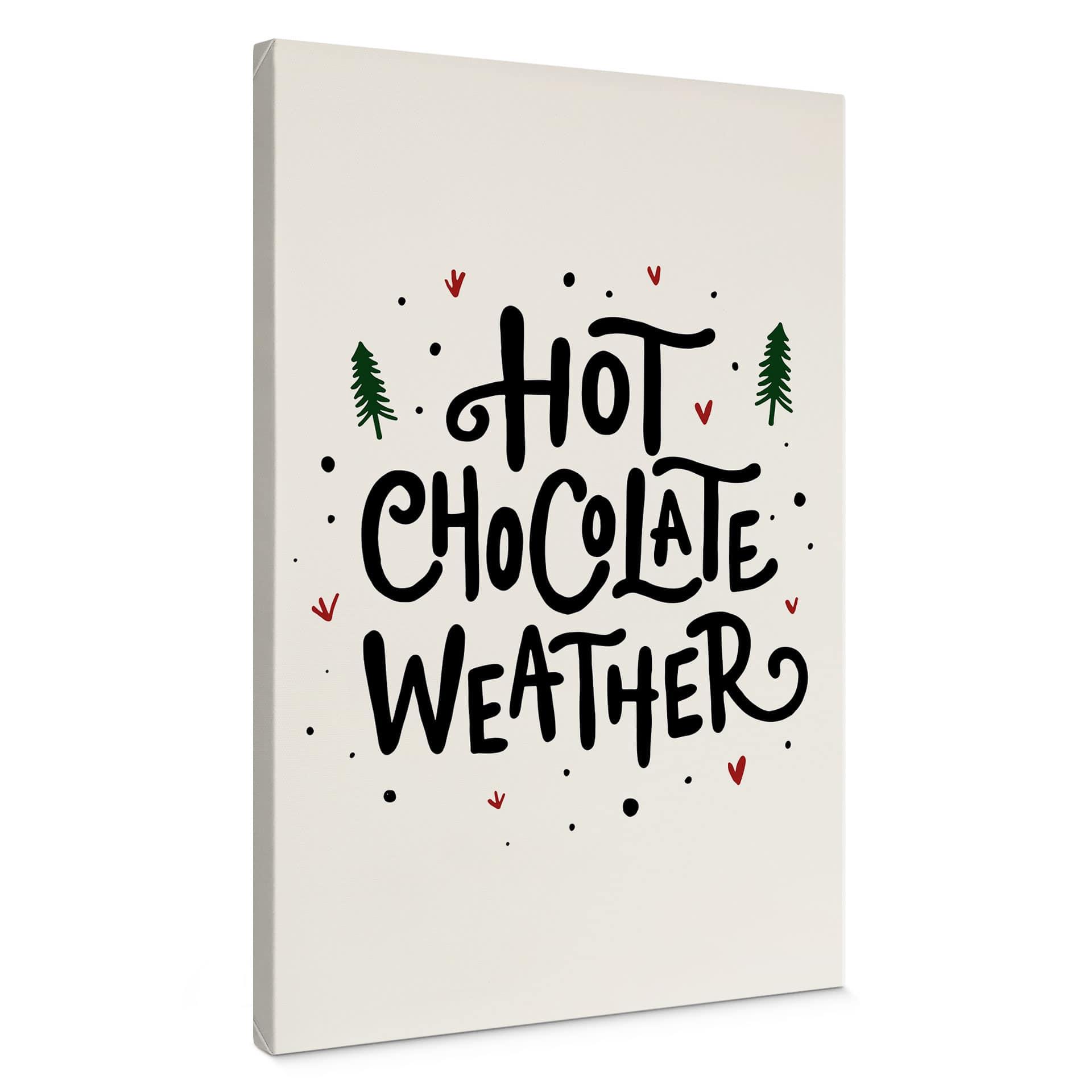 Canvasbillede Hot Chocolate Christmas Print - Soley