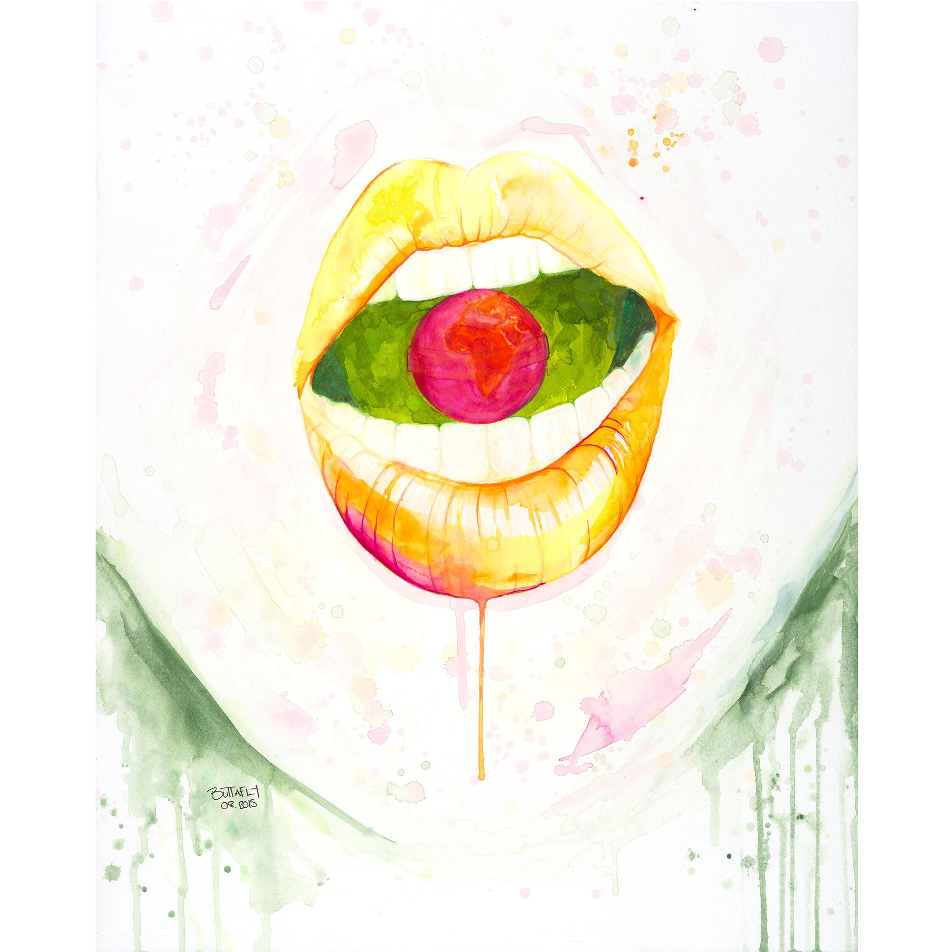 Fotobehang Buttafly – Tasty World