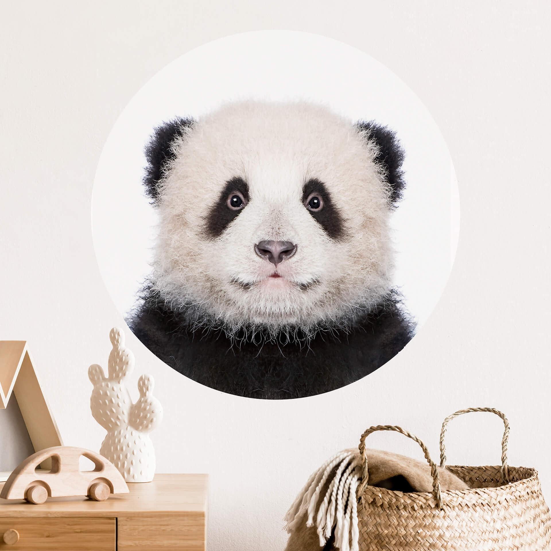 Wallsticker Sisi & Seb - Baby Panda - Rund