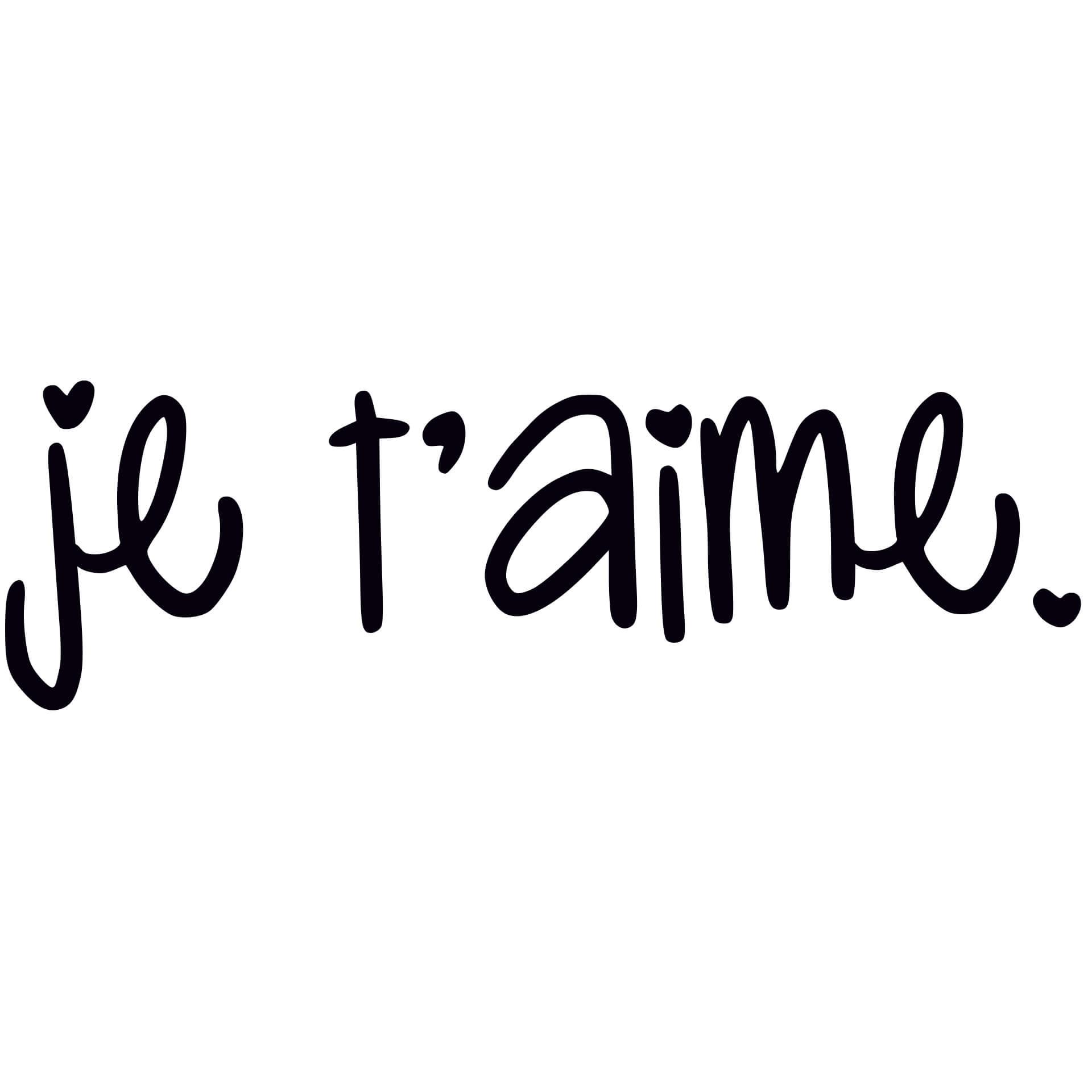Je t'aime