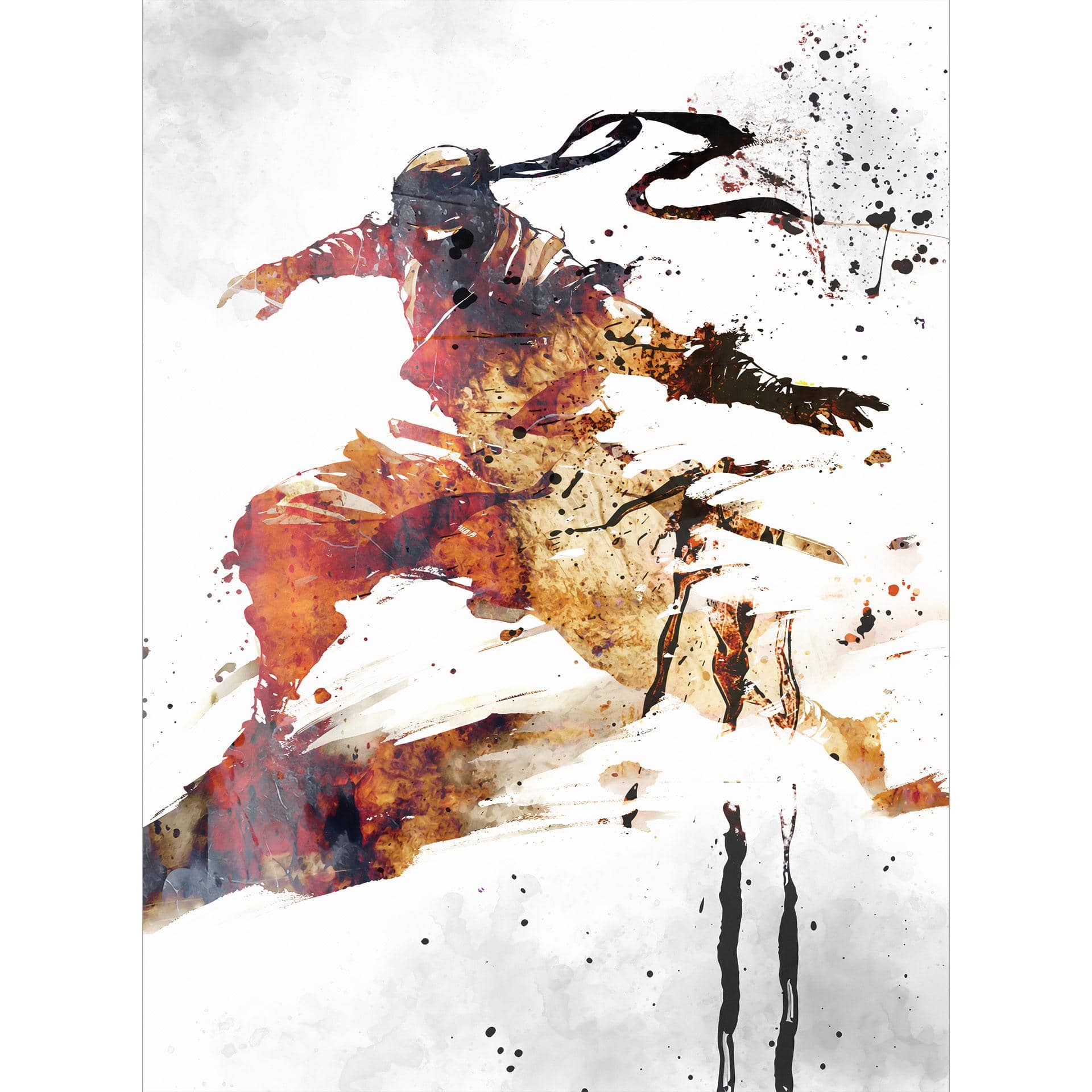 Fotobehang Vliegende ninja - Kulik