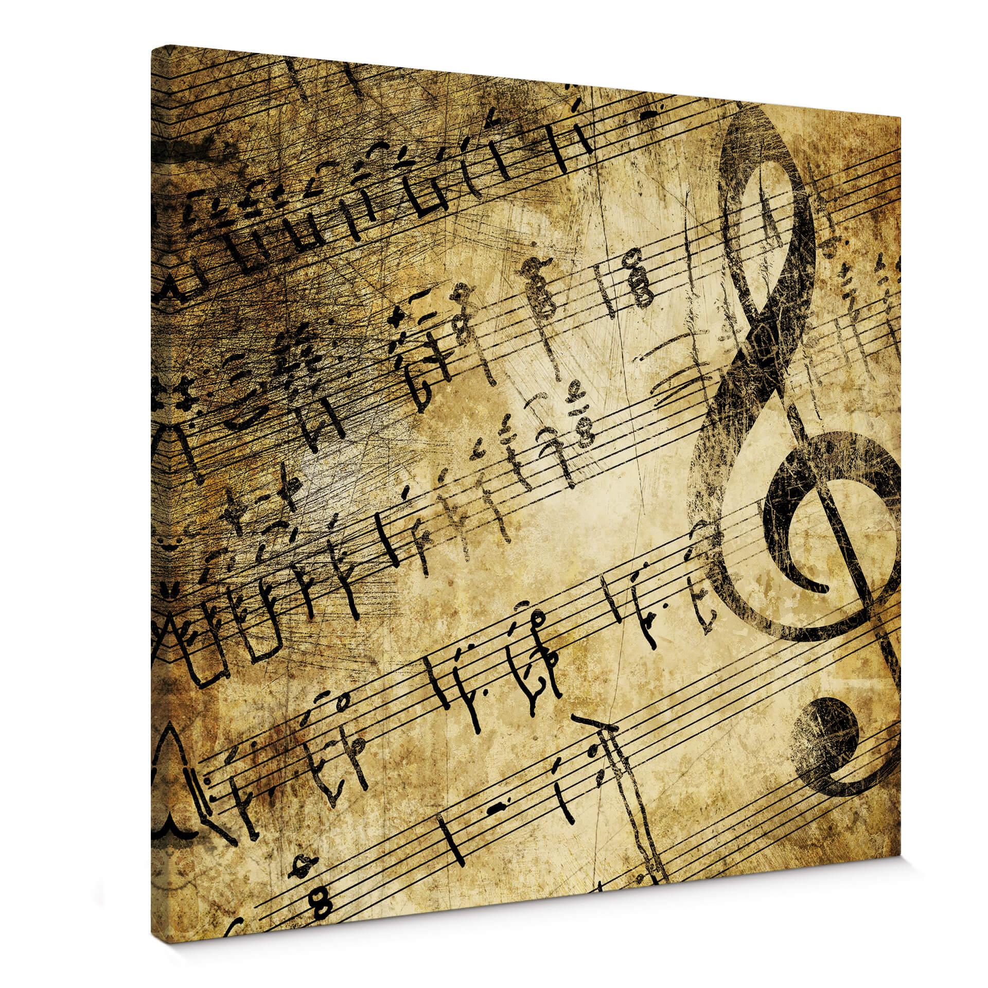 Tableau sur toile - Musique
