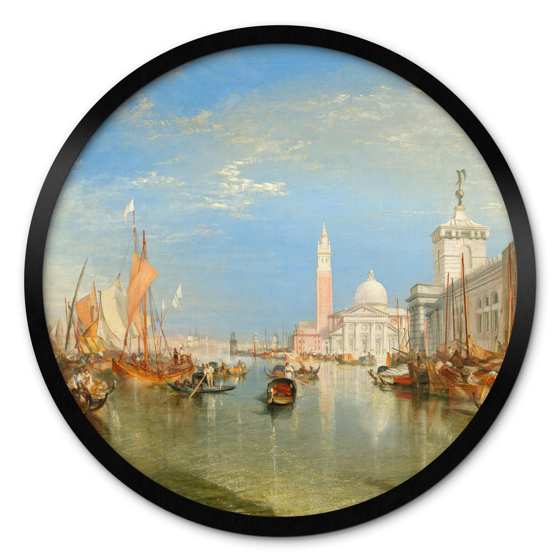 Plakat Turner - Venedig, Dogana og S. Giorgio Maggiore - Runde