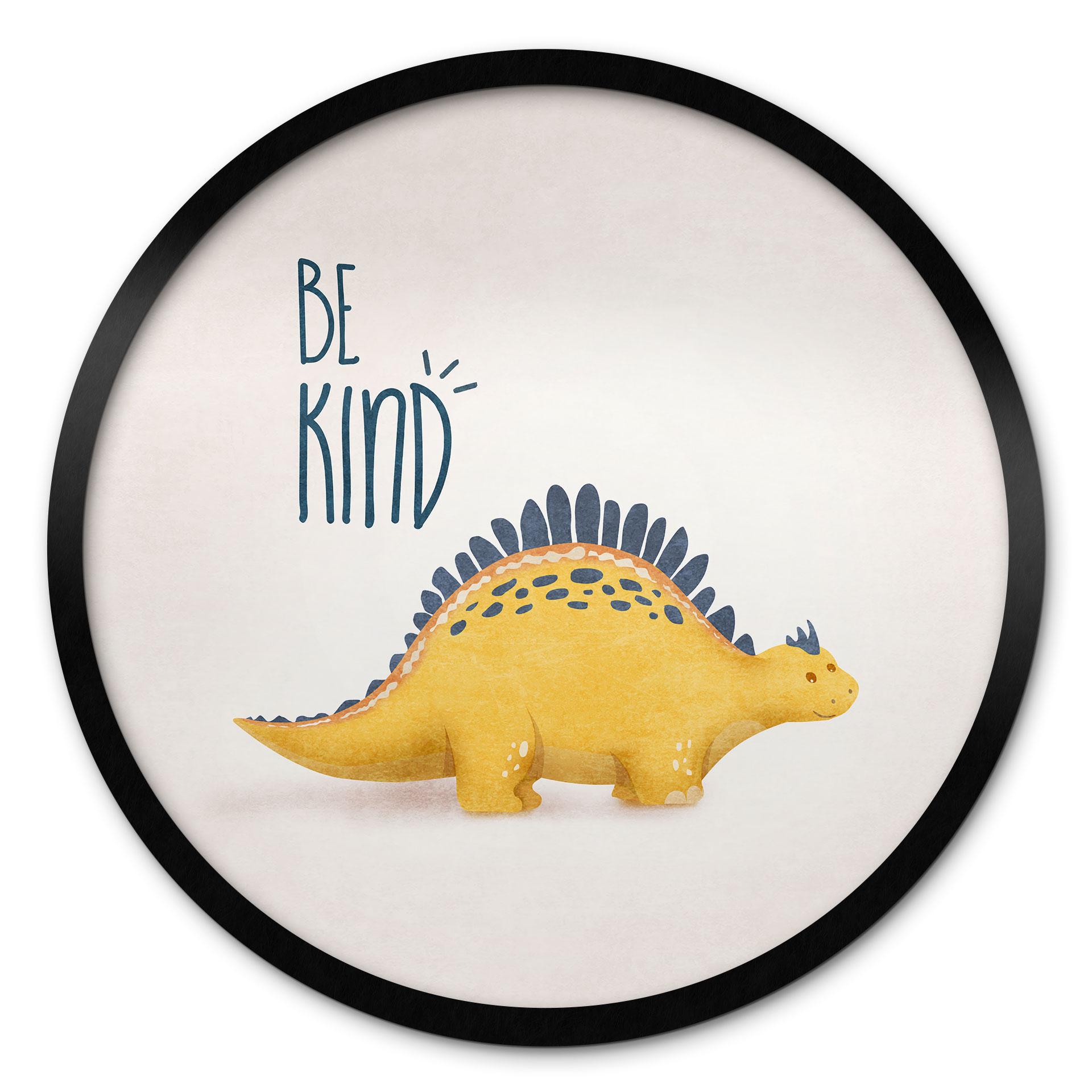 Plakat Dino Be Kind - Stegosaurus - Tunaboylu