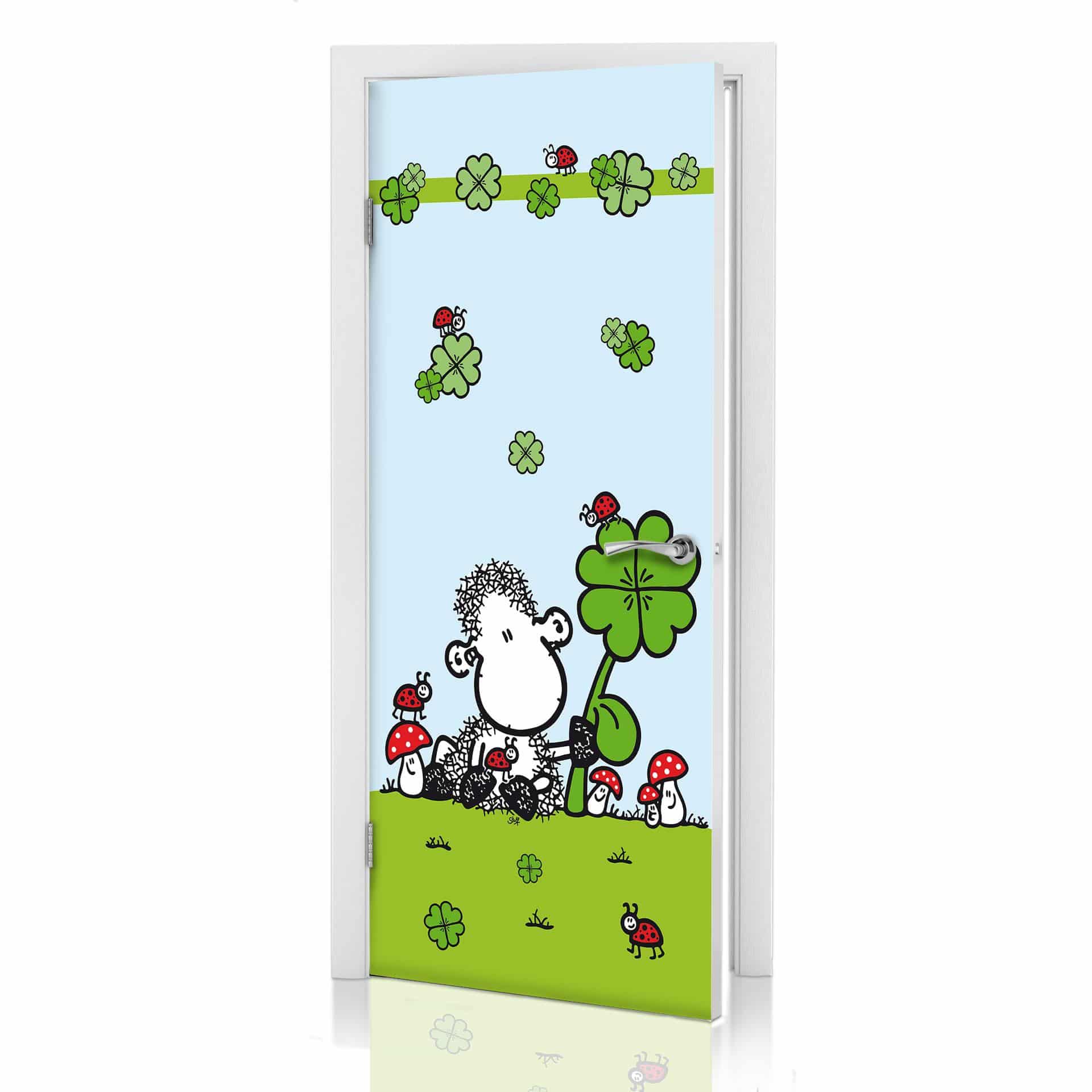 Türdesign sheepworld Ganz viel Glück 91x200 cm
