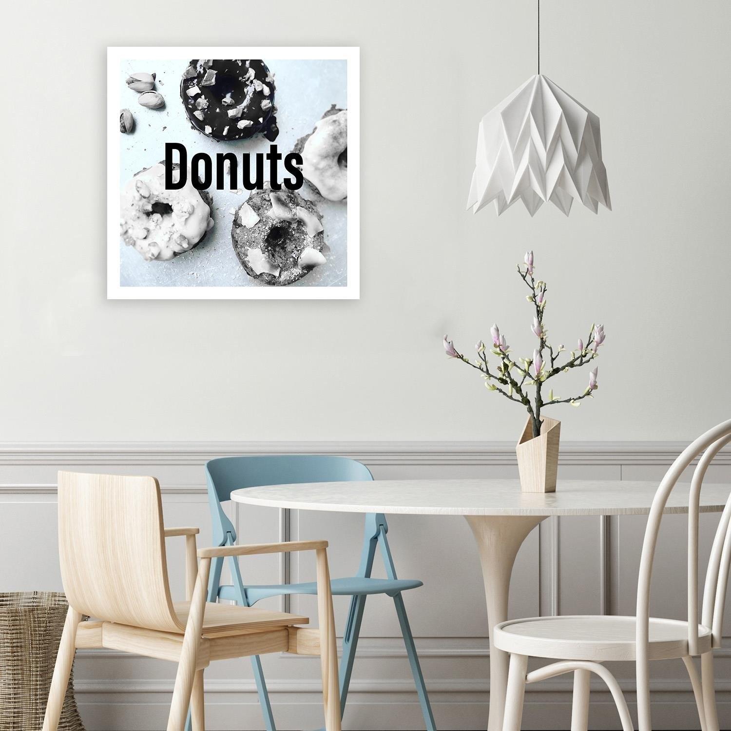 Canvasbillede, Donuts kage