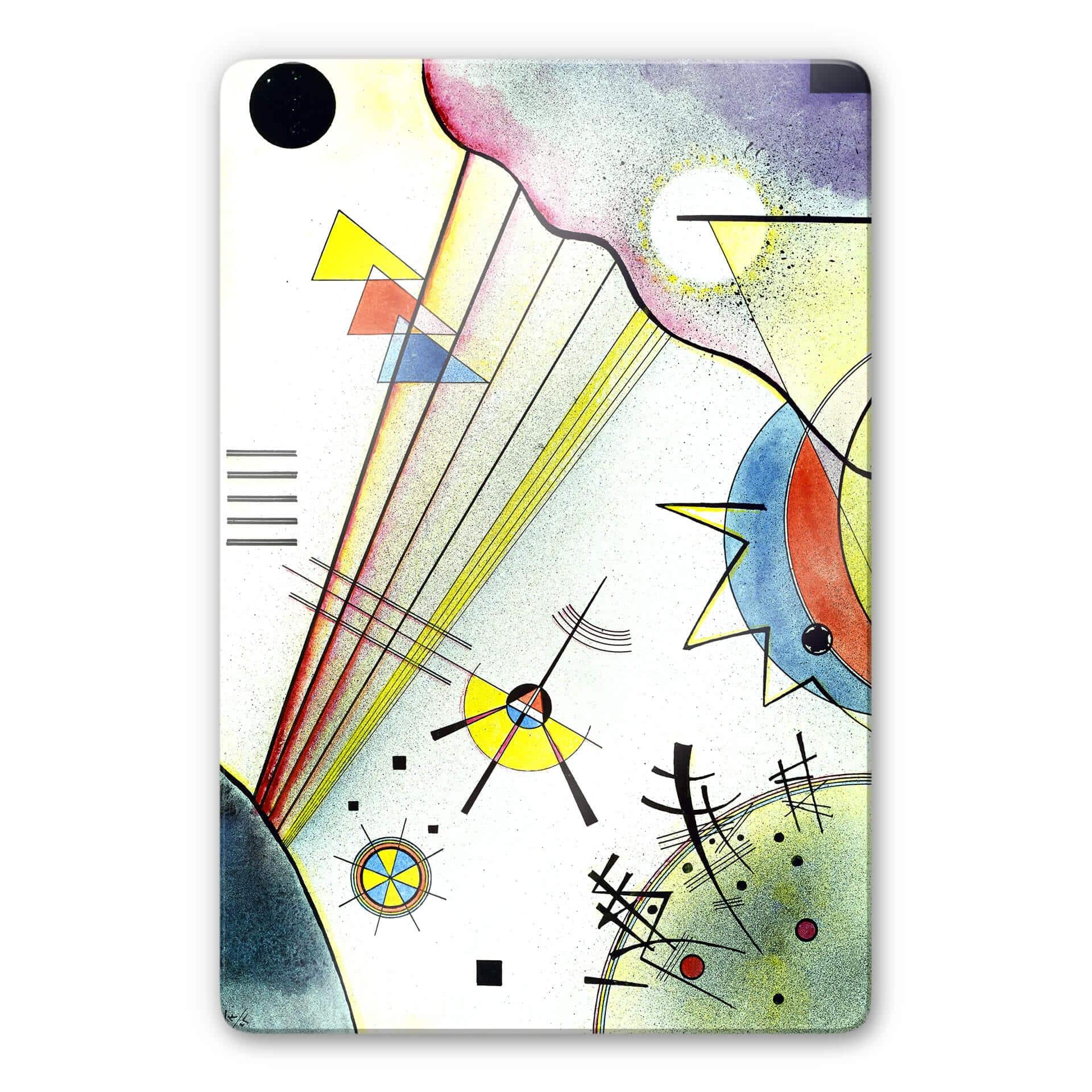 Glasschilderij Kandinsky - Clear Connection