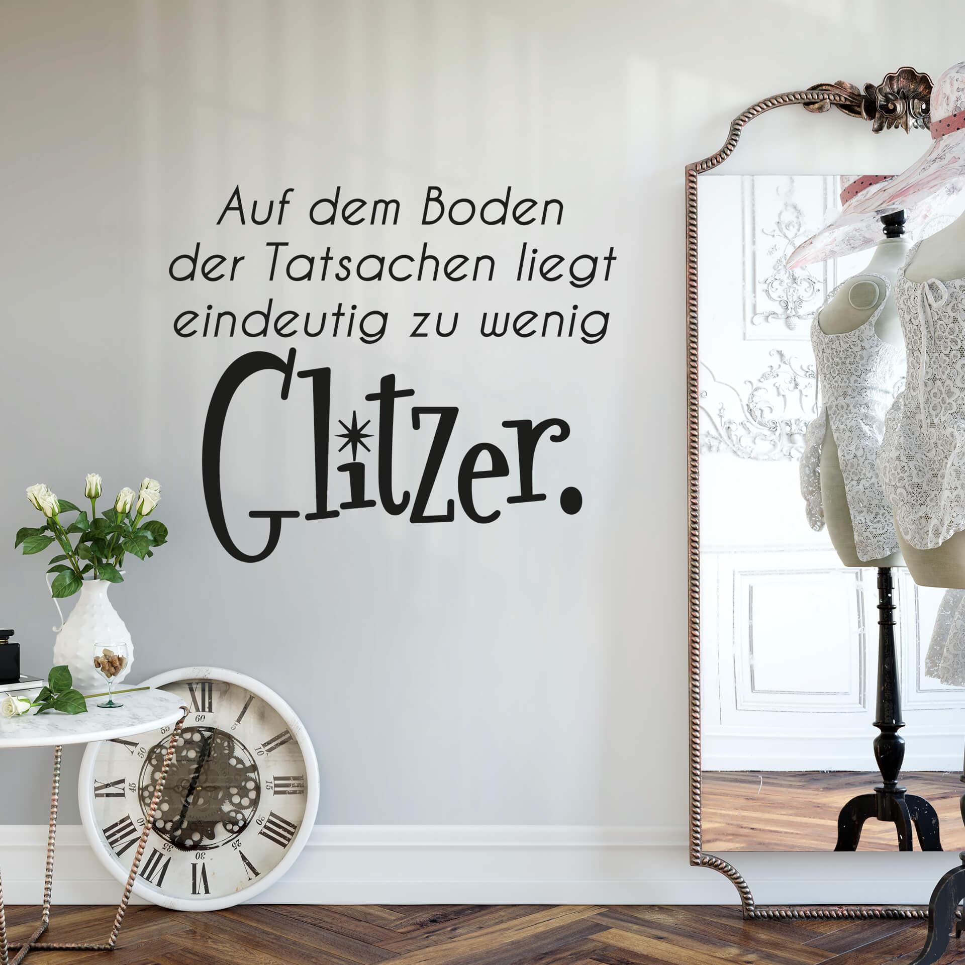 Wandtattoo Auf dem Boden der Tatsachen...