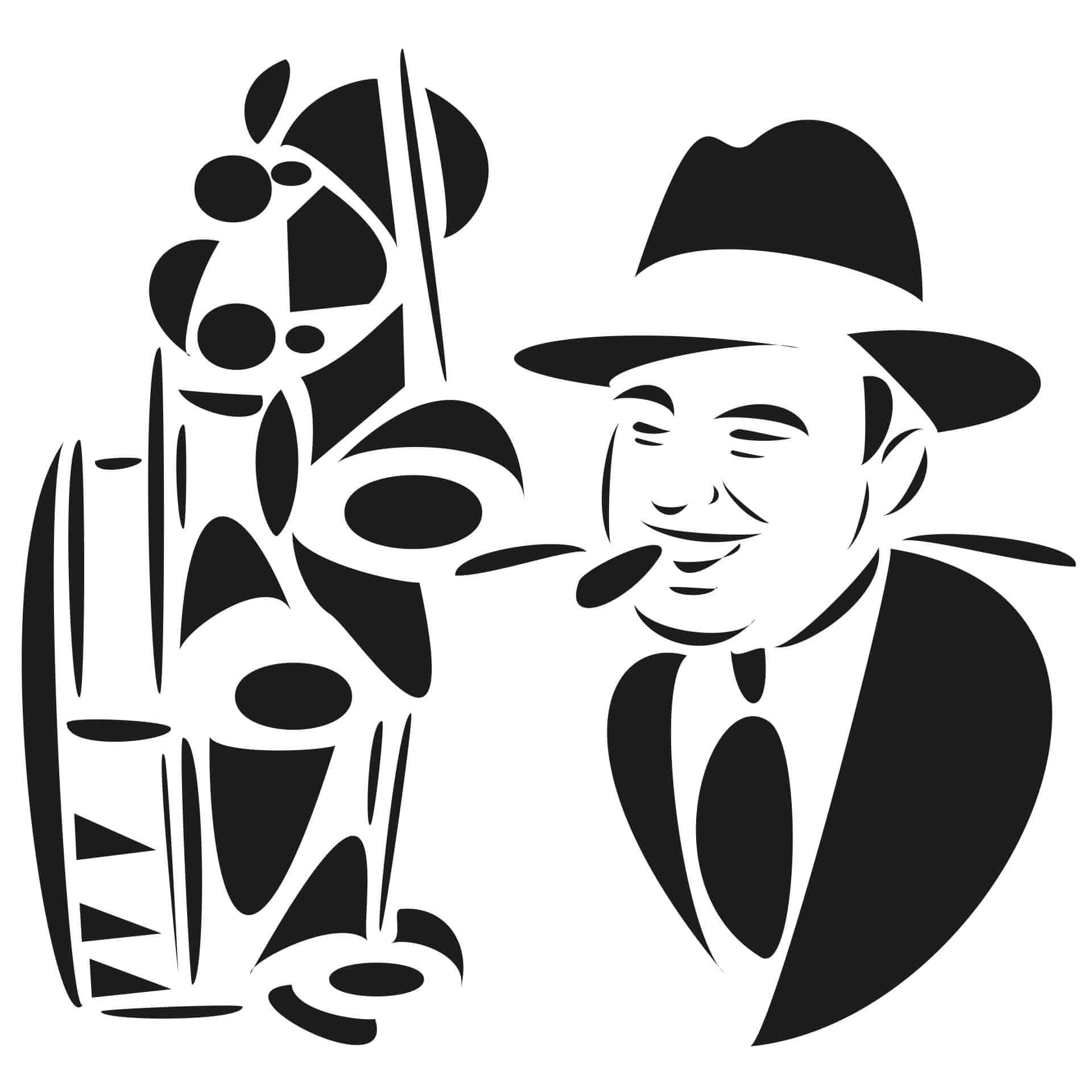 Muursticker Al Capone
