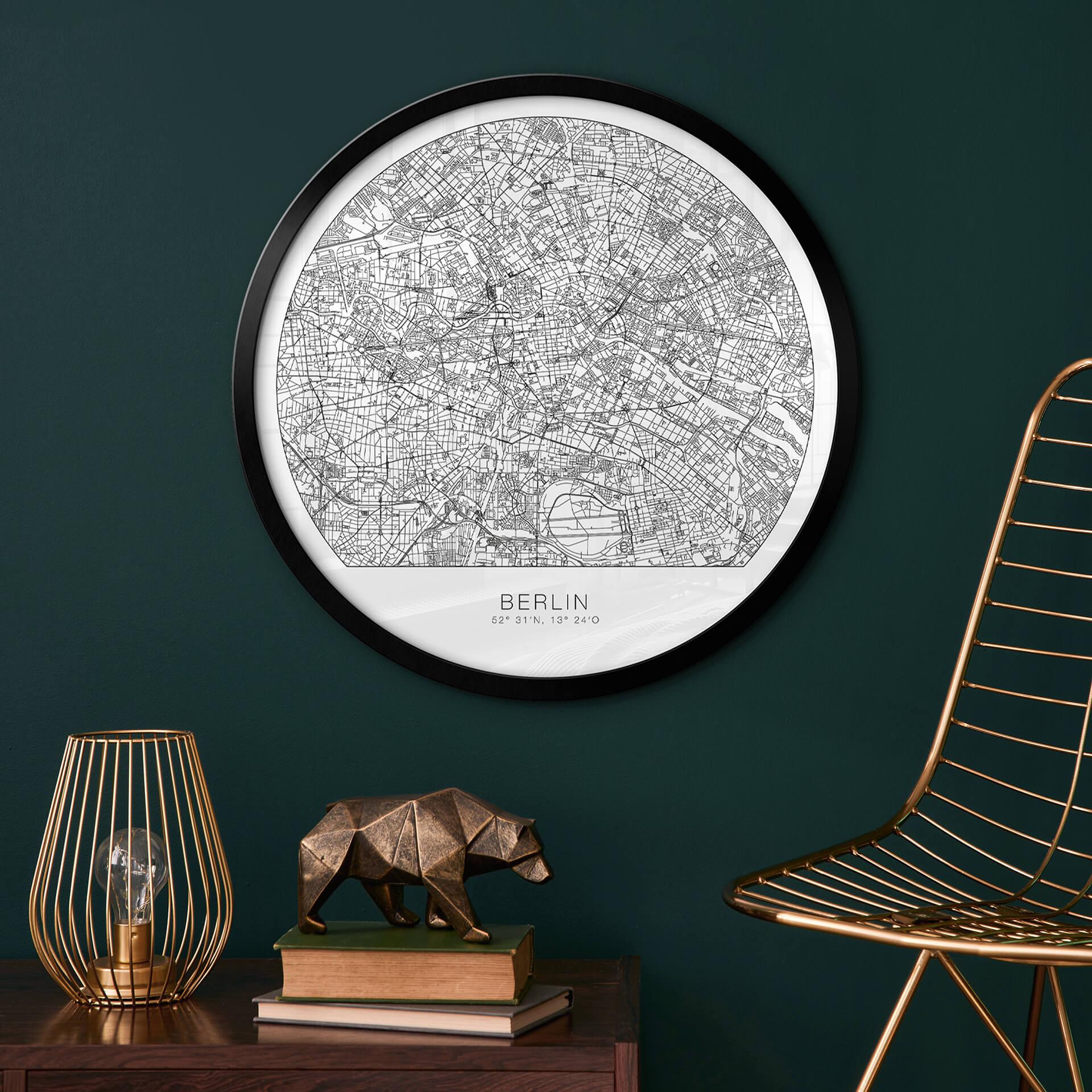 Plakat City Map of Berlin