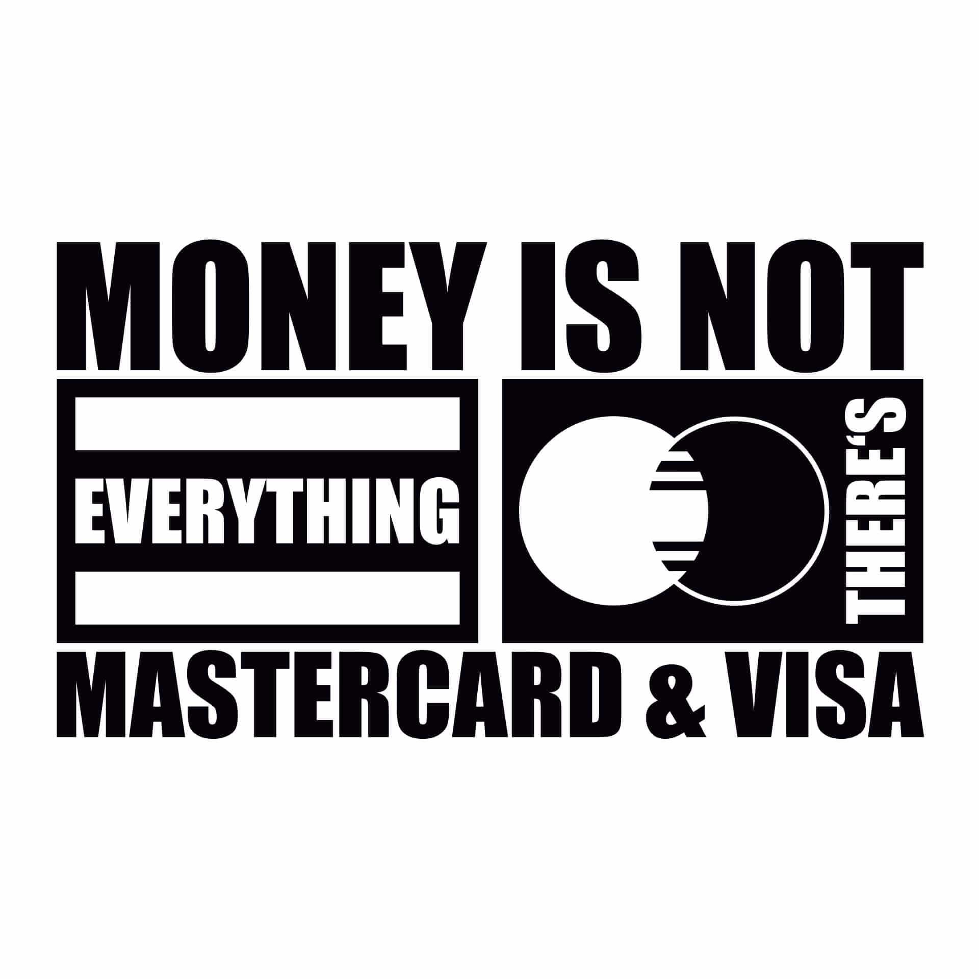 Muursticker Money is not everything...
