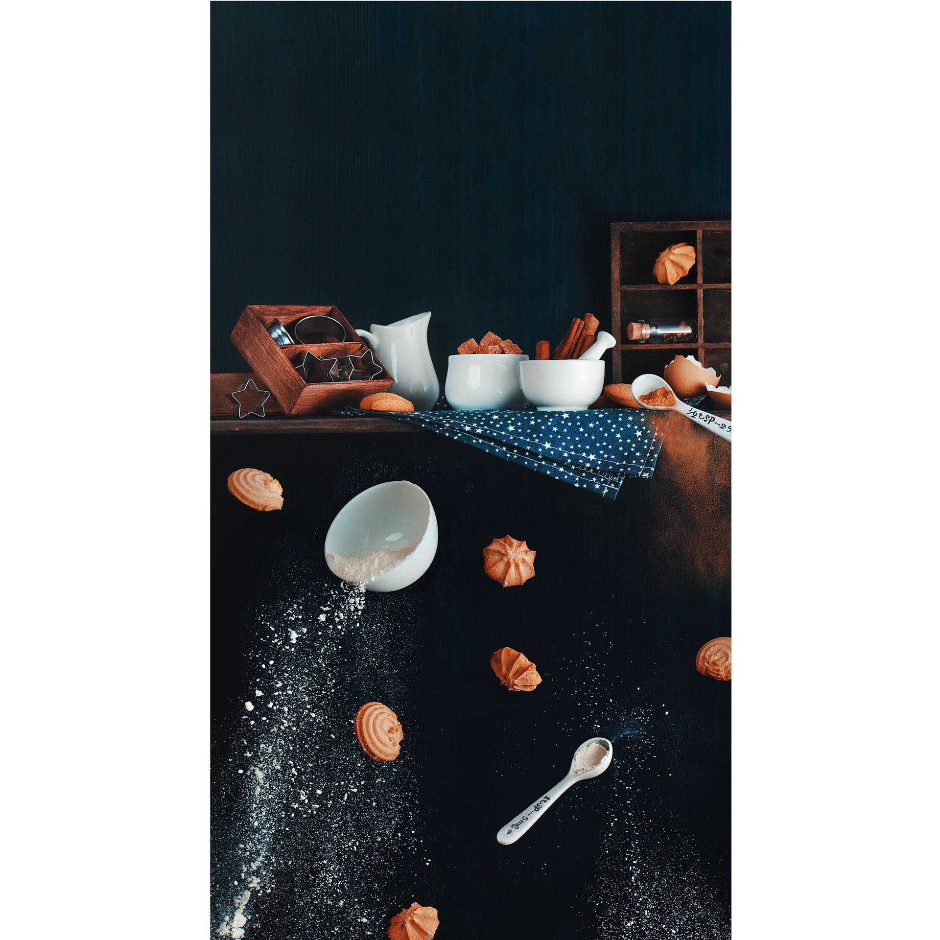Fotobehang Belenko – Cookies from the top