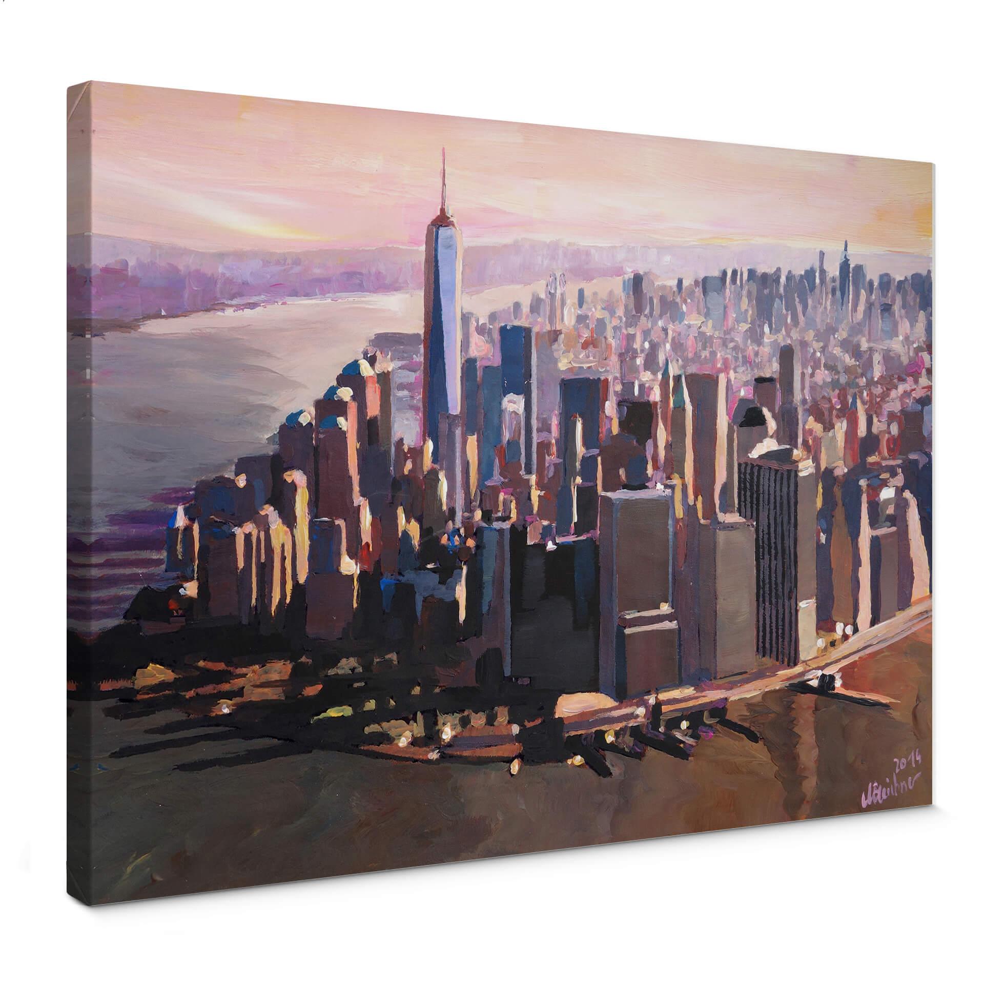 Canvastavla Bleichner - Manhattan Freedom