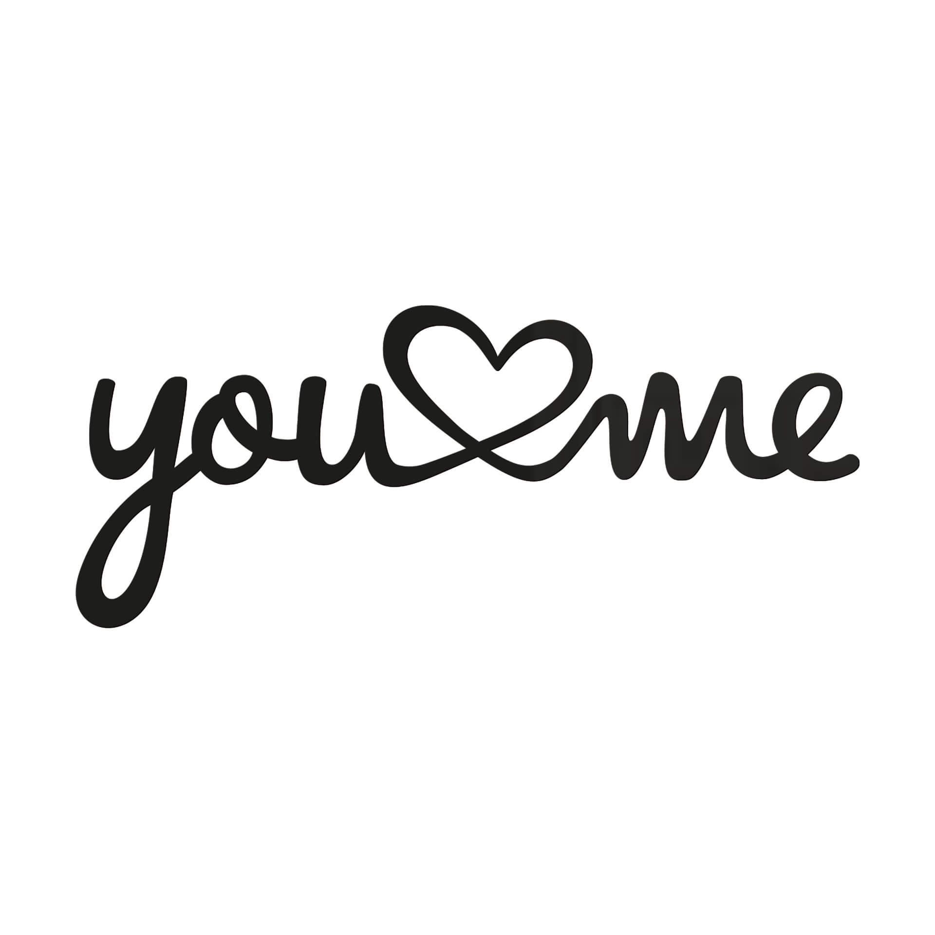 Wanddecoratie You and Me