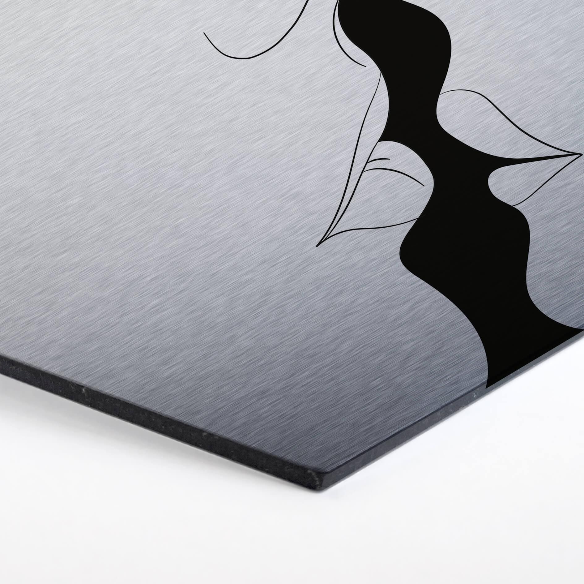 Esagoni Alu-dibond Nordic Creators - White Kiss