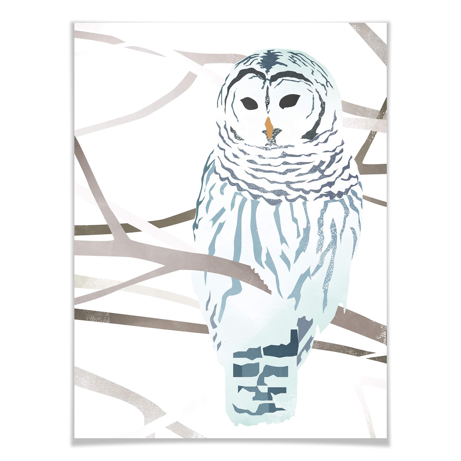 Póster Goed Blauw - El búho nival