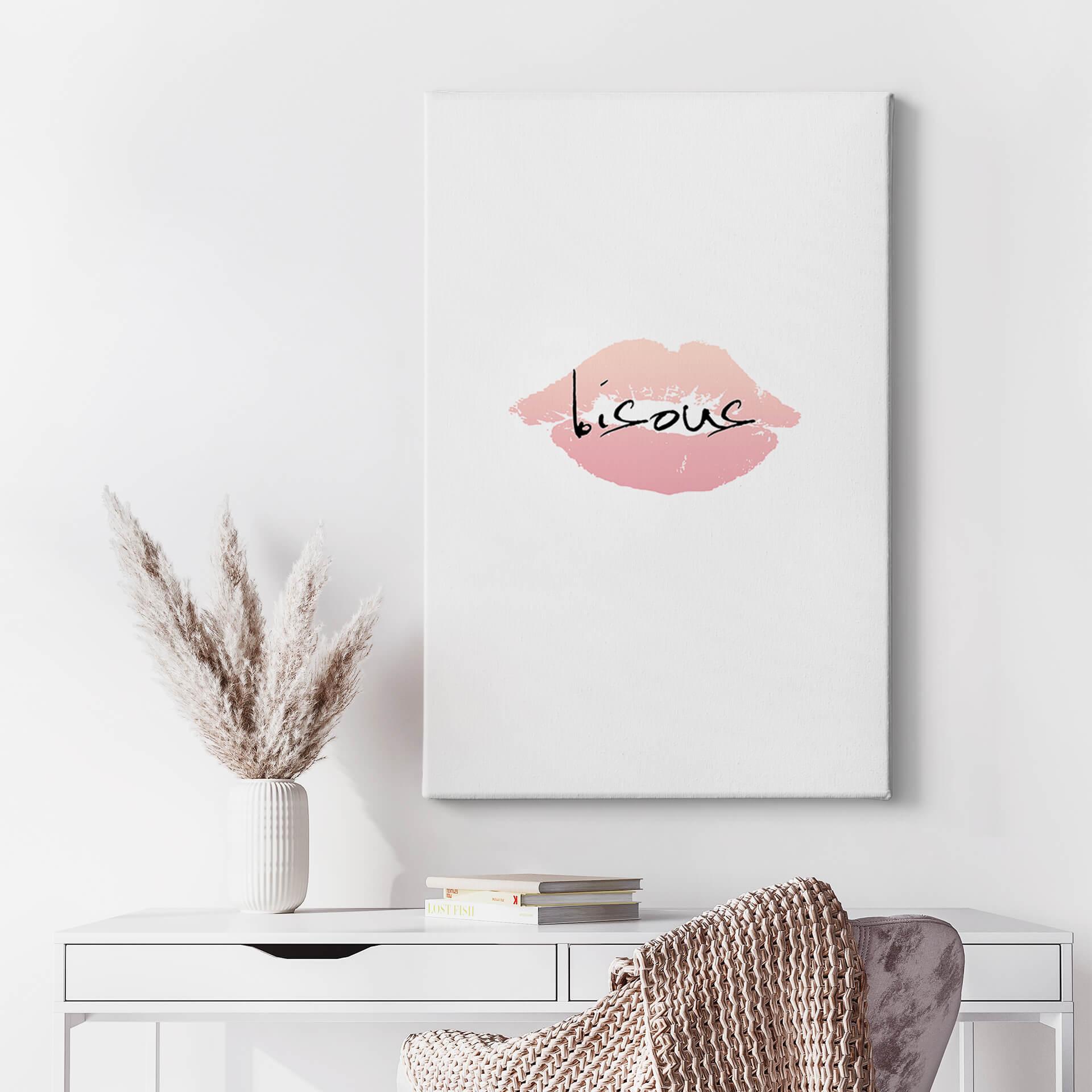 Lienzo Bisous