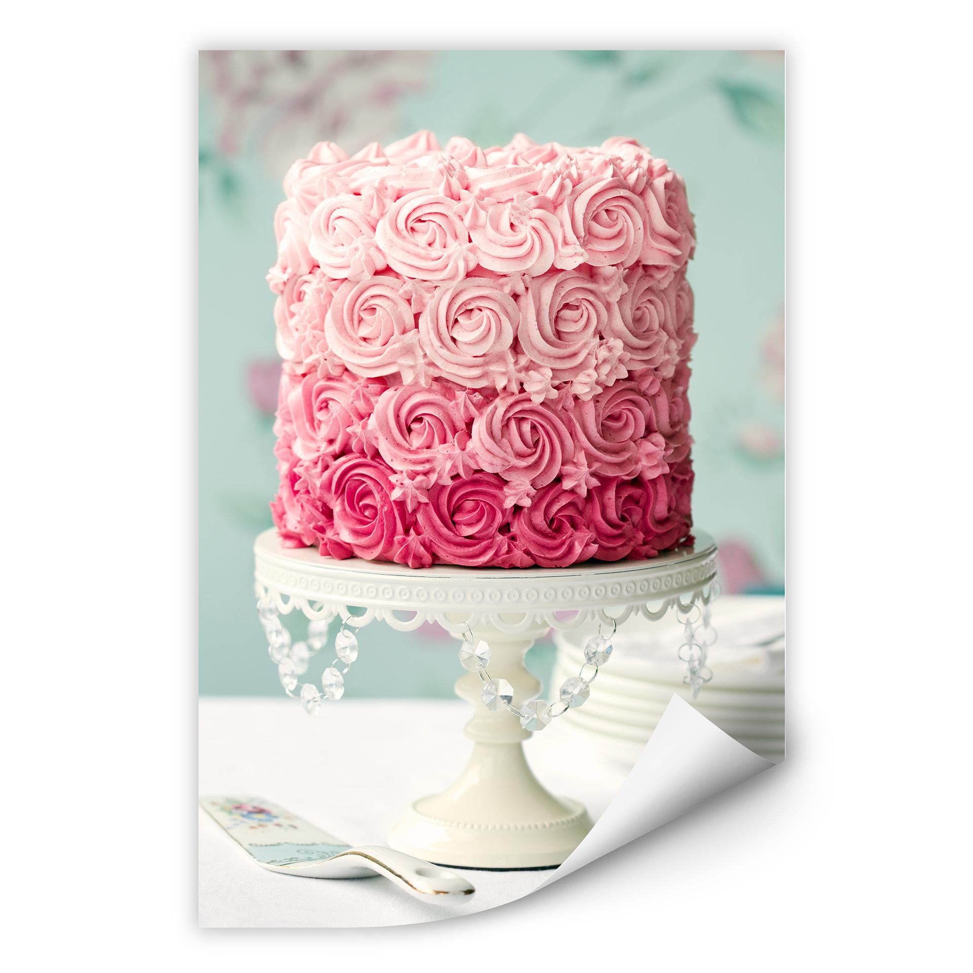 Muurprints Rozentaart