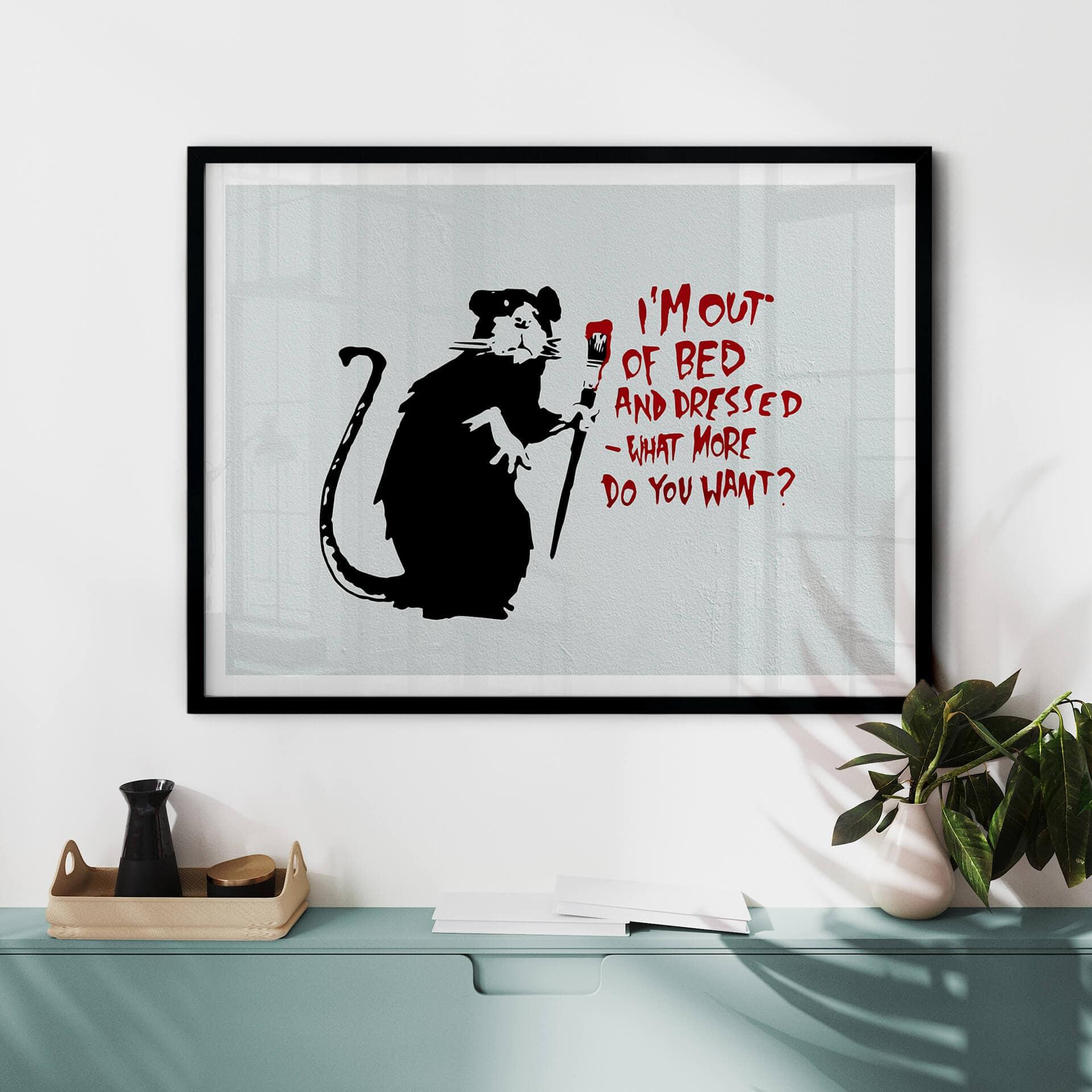 Poster Banksy - Out Of Bed
