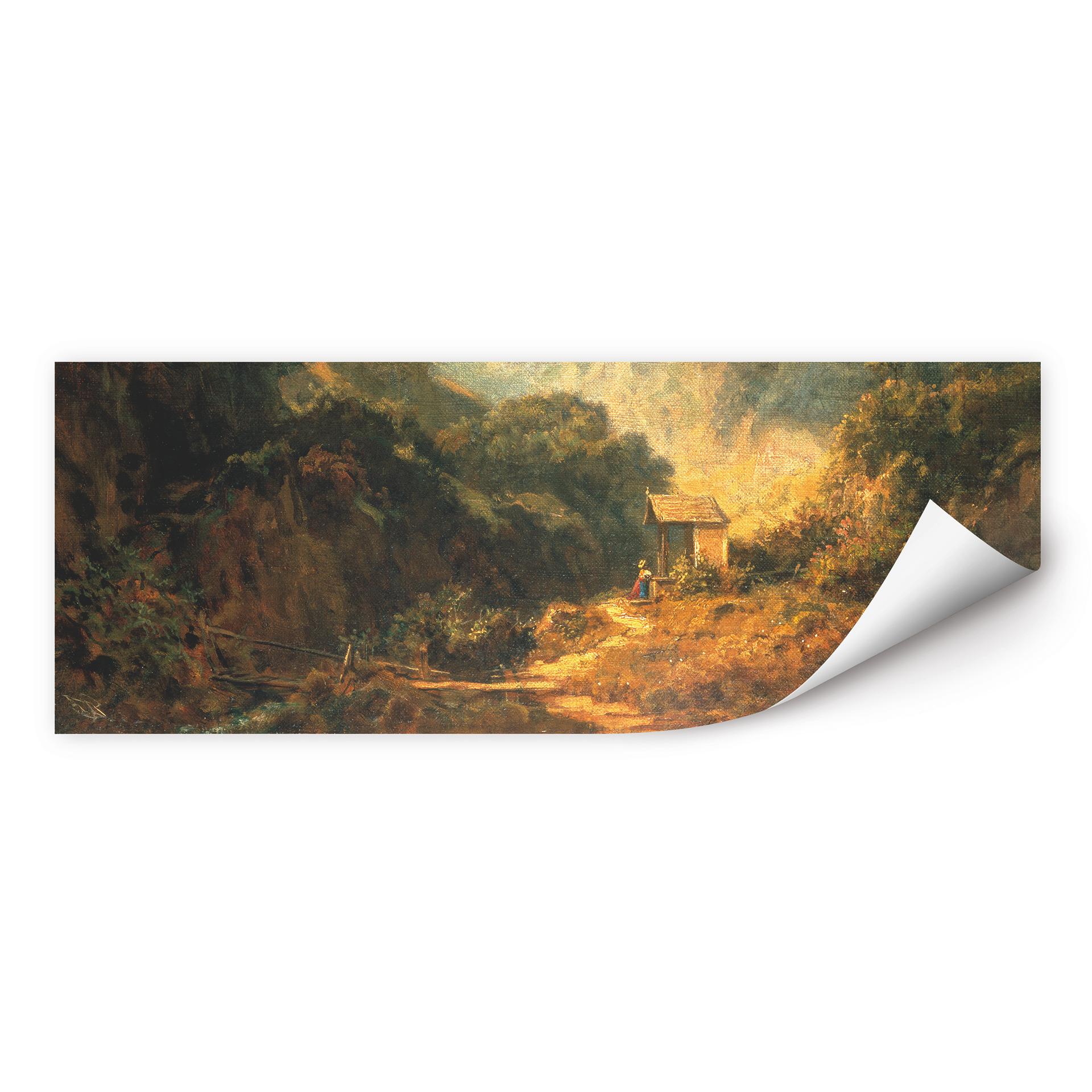 Zelfklevende Poster - Spitzweg - Kapel