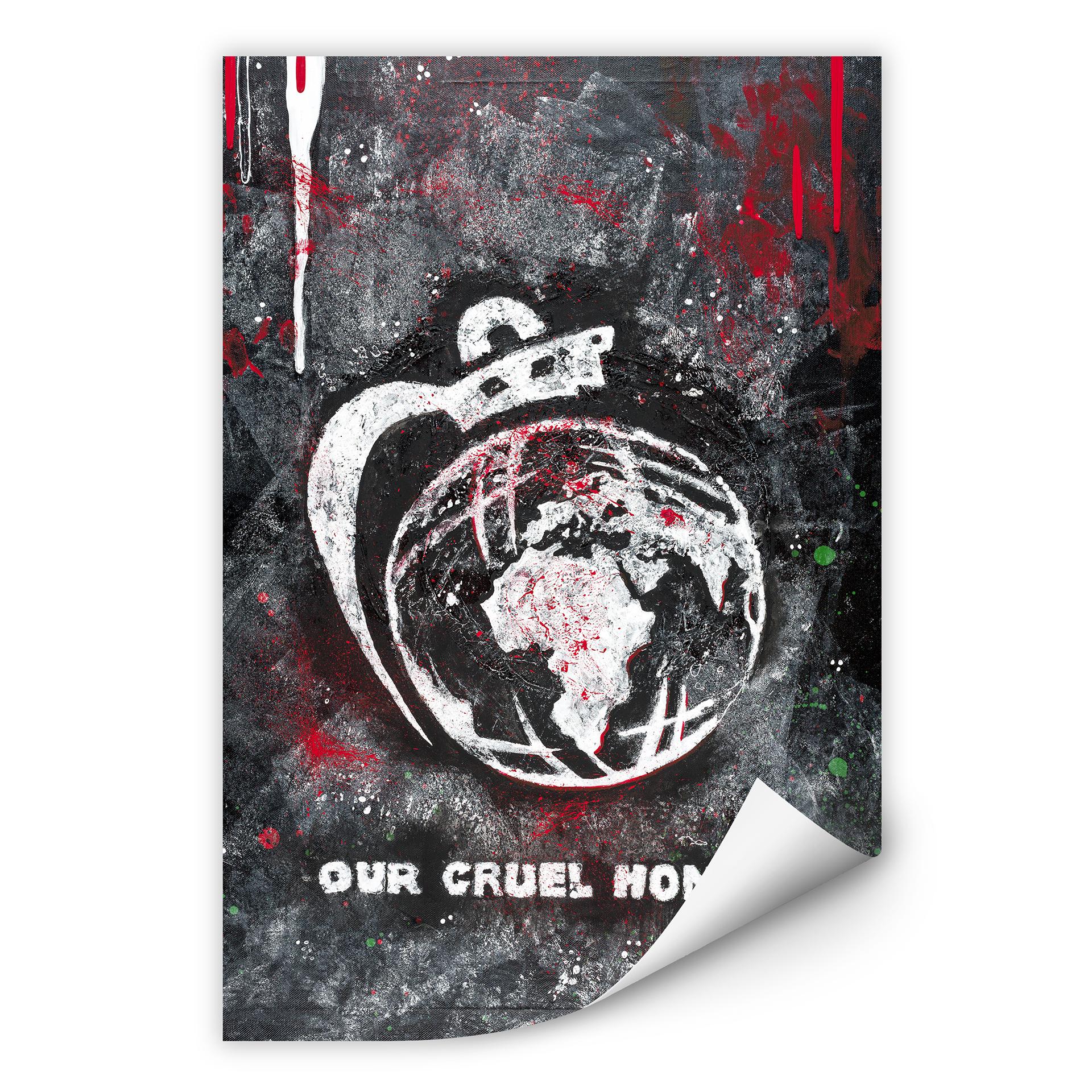 Muurprints Buttafly - Our Cruel World