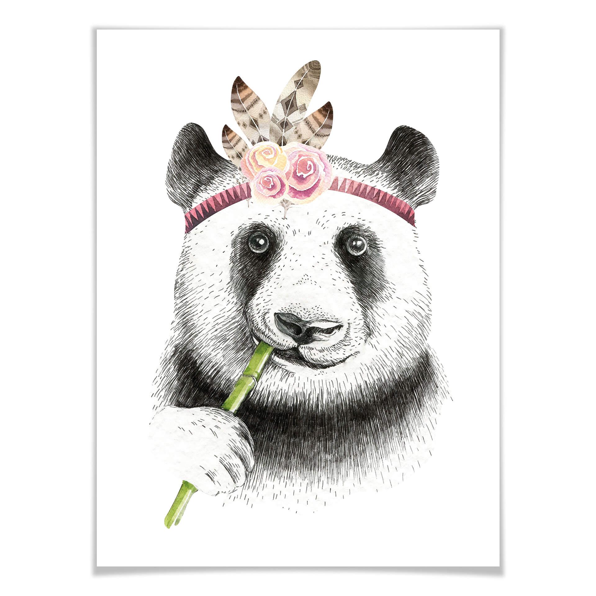 Póster Kvilis - Girlie Panda