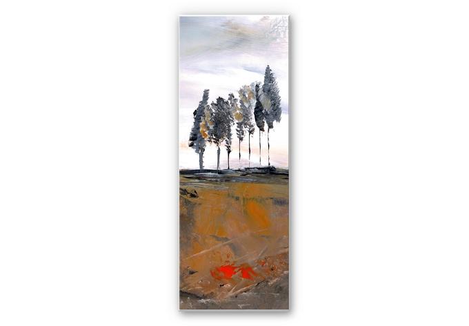 Wanddecoratie Niksic - Laan met Bomen - Panorama