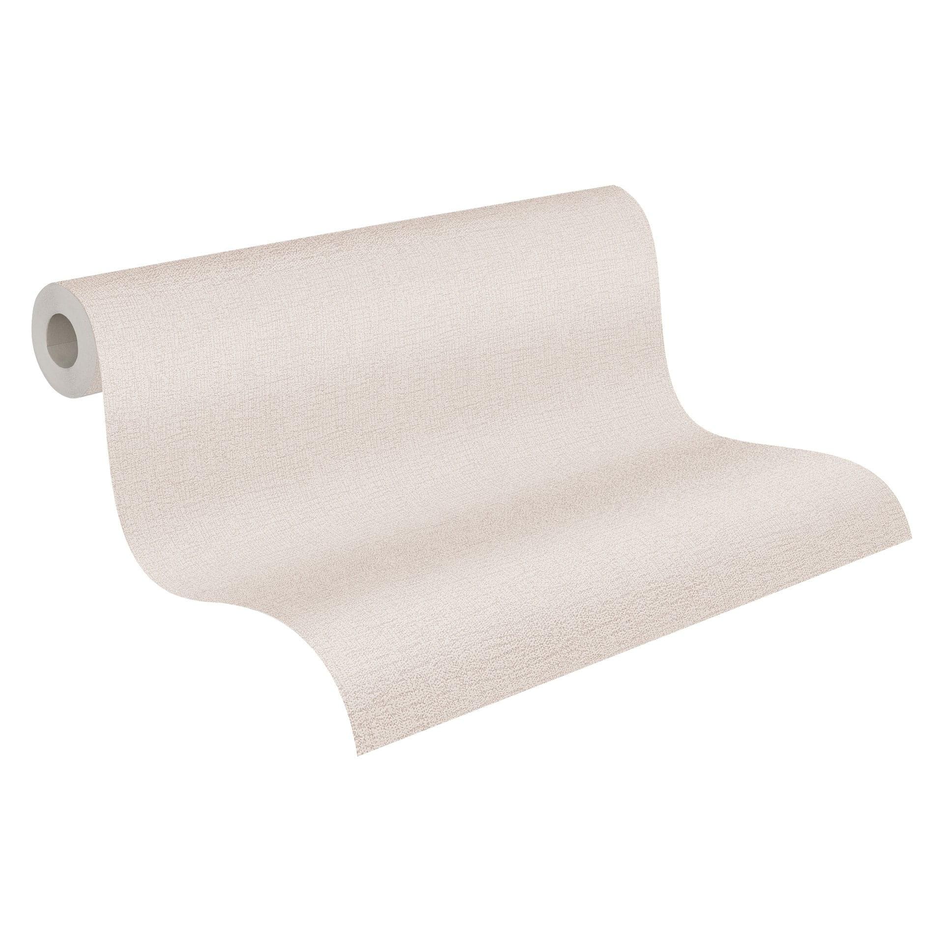 A.S. Création Attractive Papier peint intissé uni - beige