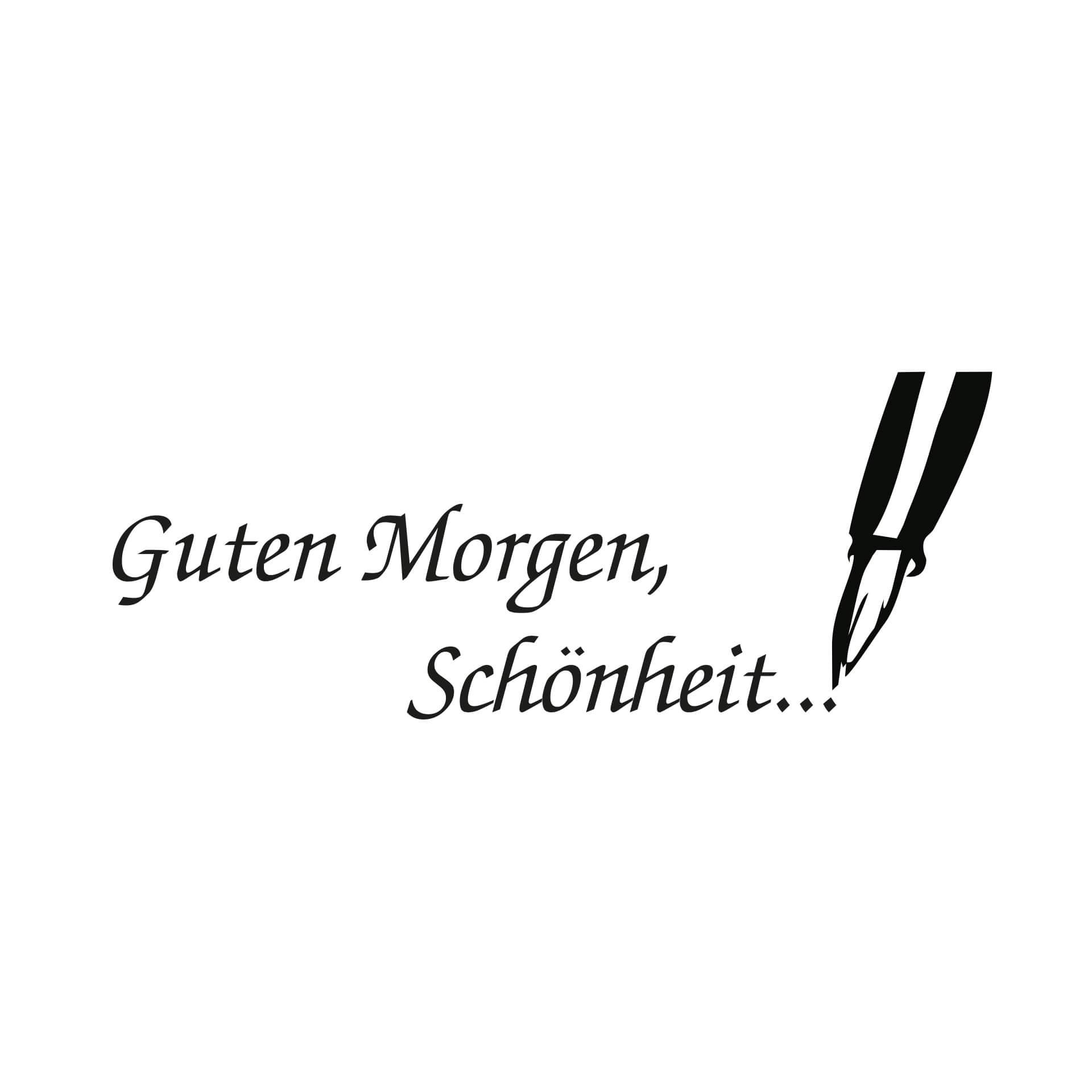 Wandtattoo Guten Morgen, Schönheit