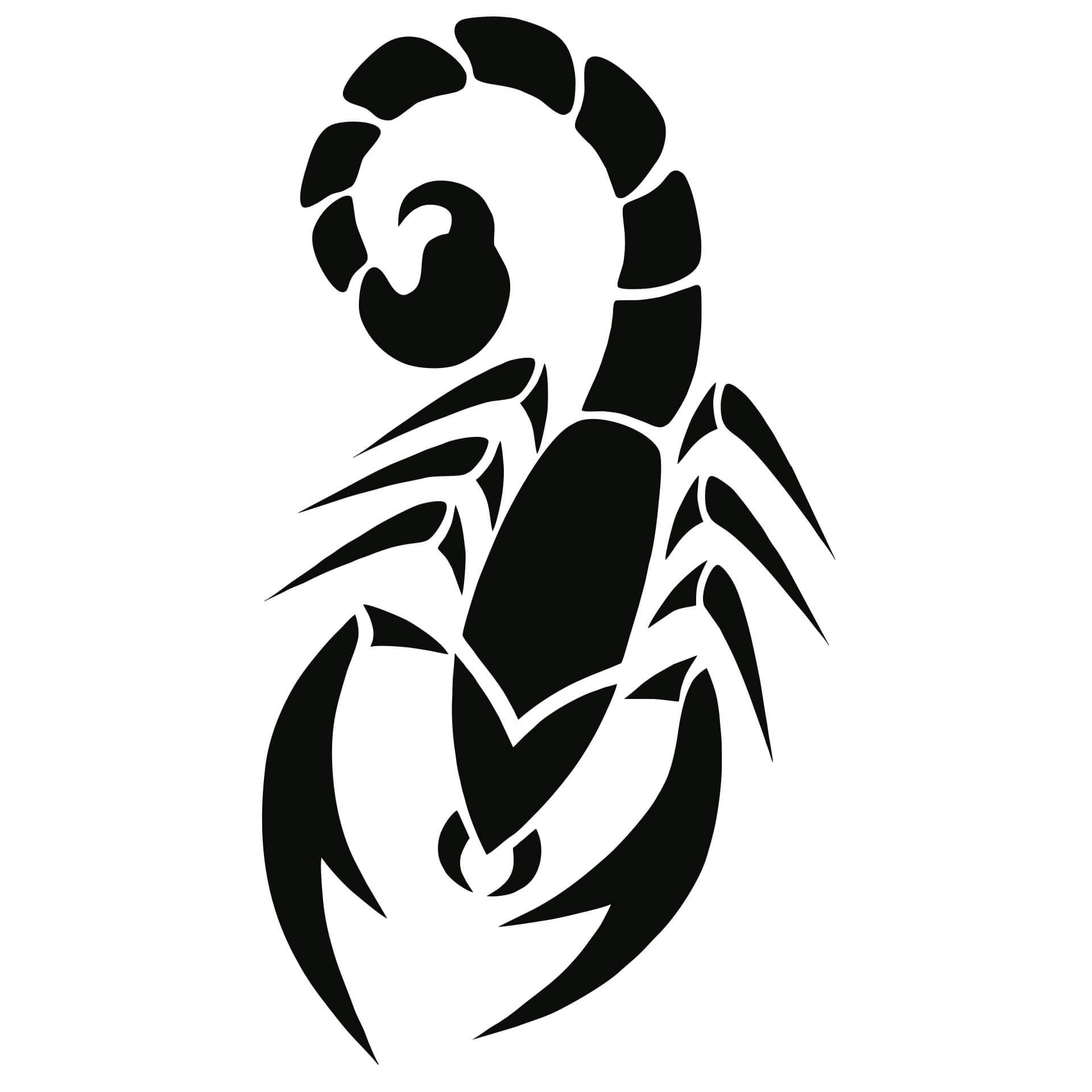 Wandtattoo Scorpion