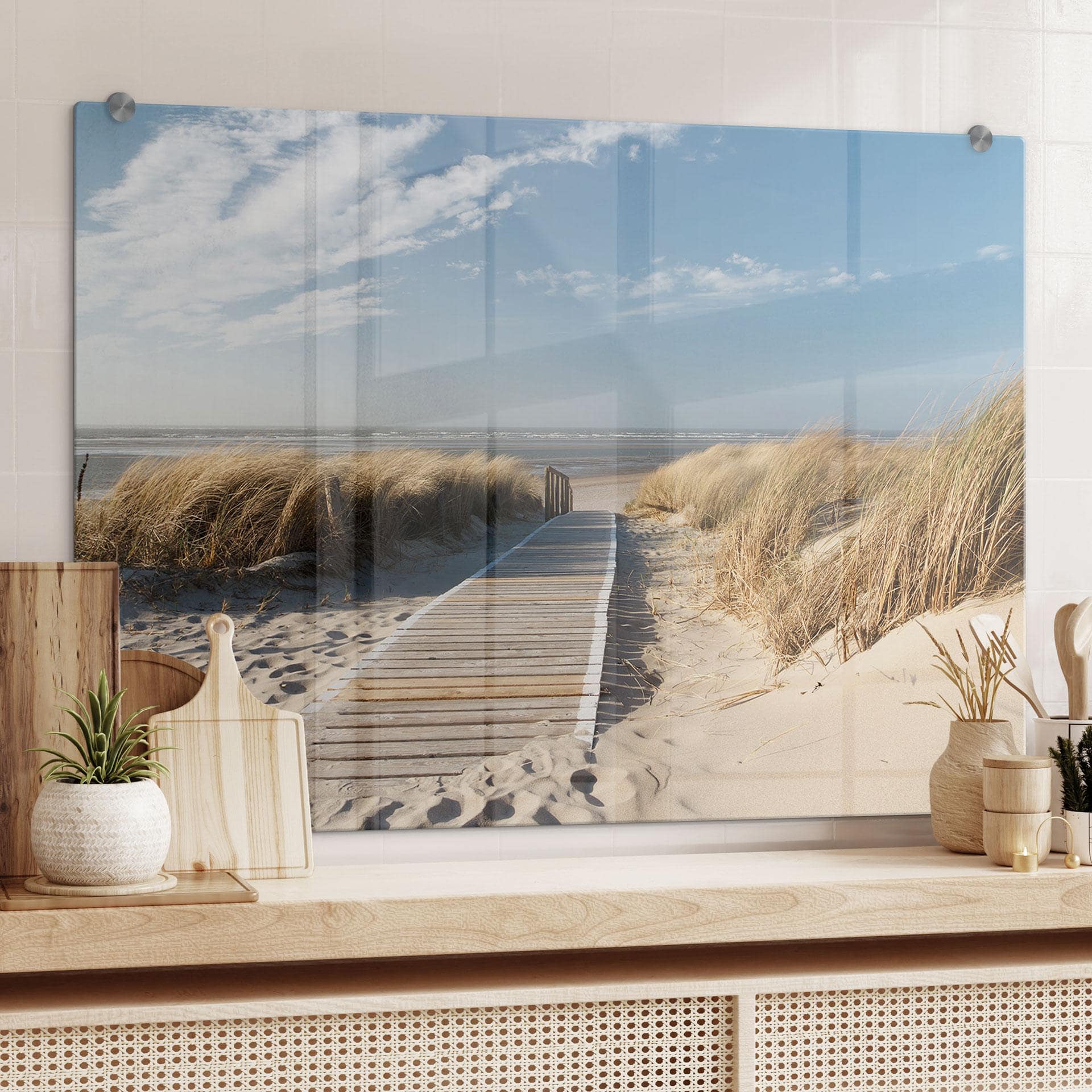 Stænkplade - Ved havet