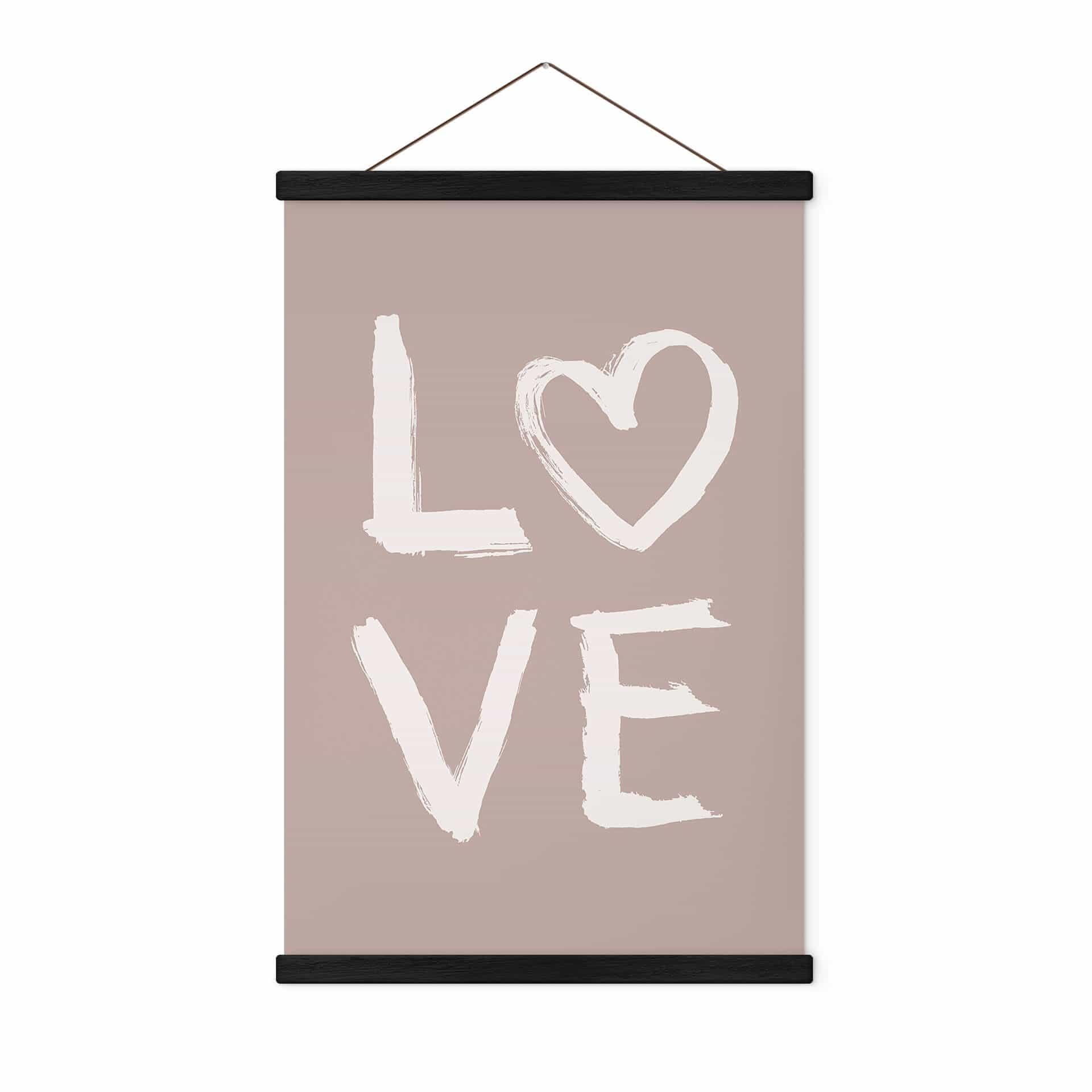 Tekstil plakat Eleonora - Love