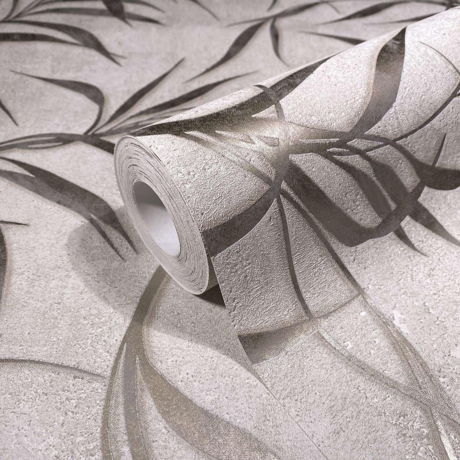 vliesbehang beige gebloemd voor woonkamer slaapkamer behang marburg