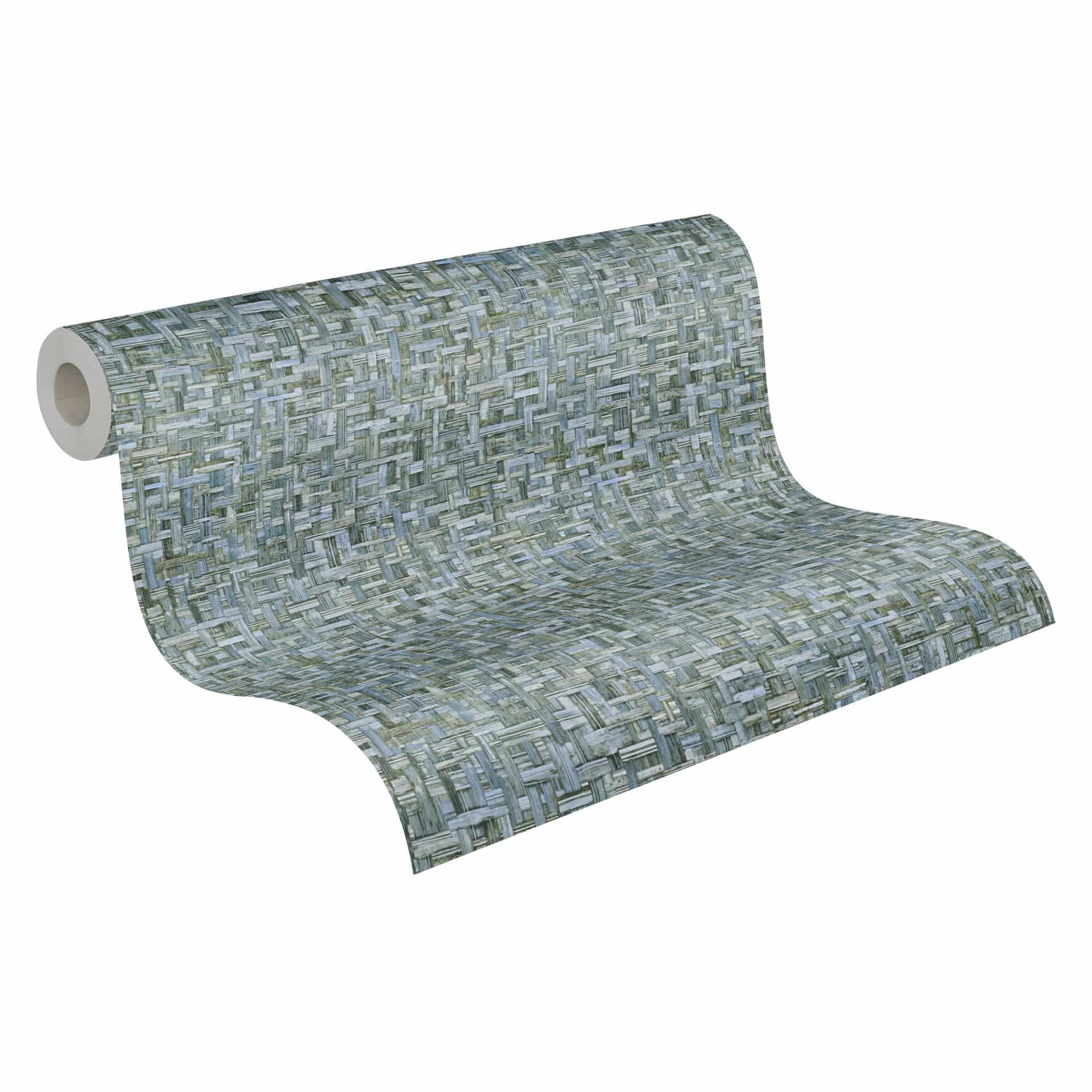 Architects Paper Jungle Chic - Papier peints effet bois, bleu