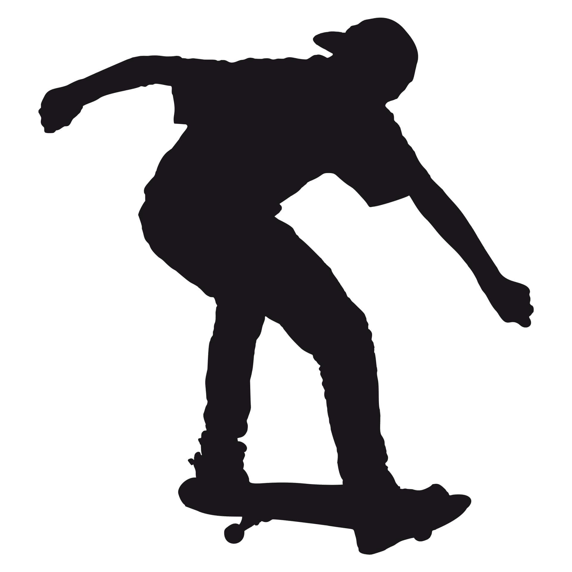 Wandtattoo Skateboarder 01