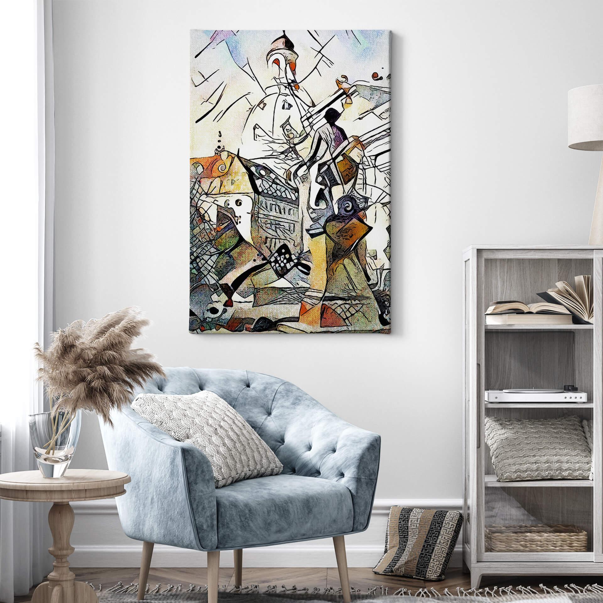 Obraz na płótnie Zamart - Kandinsky spotyka Drezno