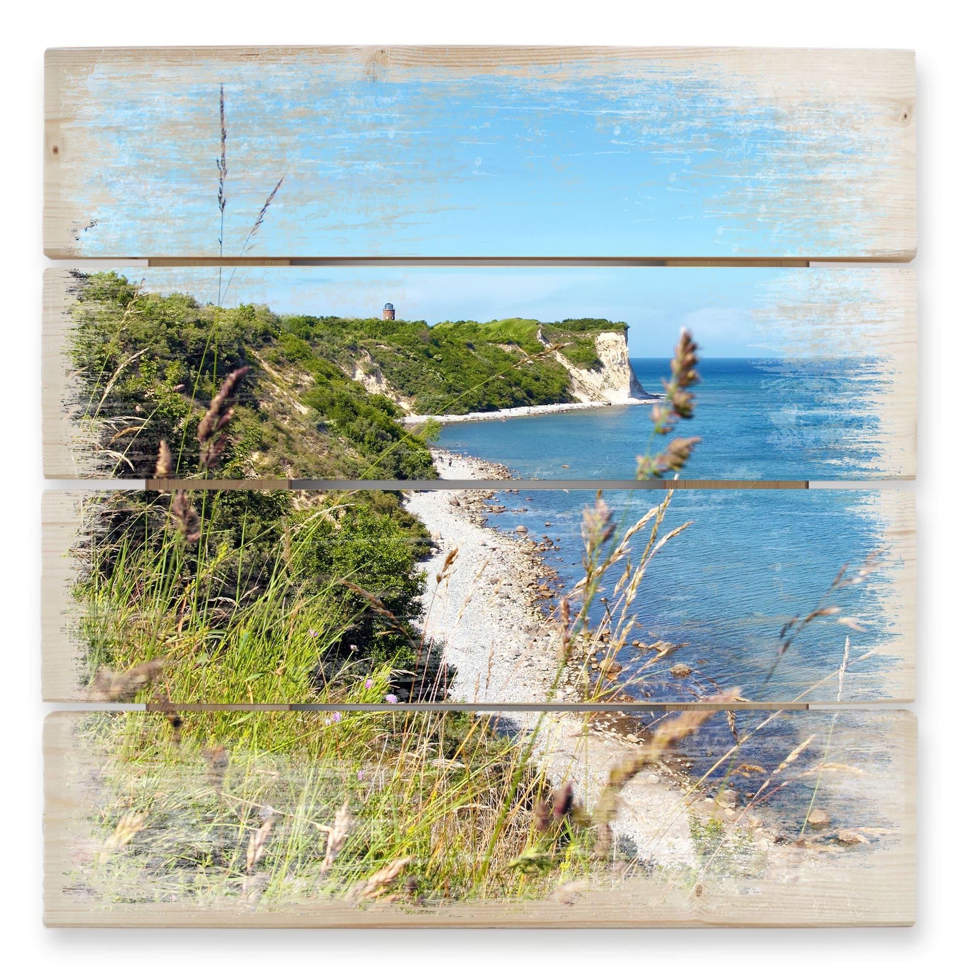 Cuadro de madera Cabo Arkona - 40x41,5 cm
