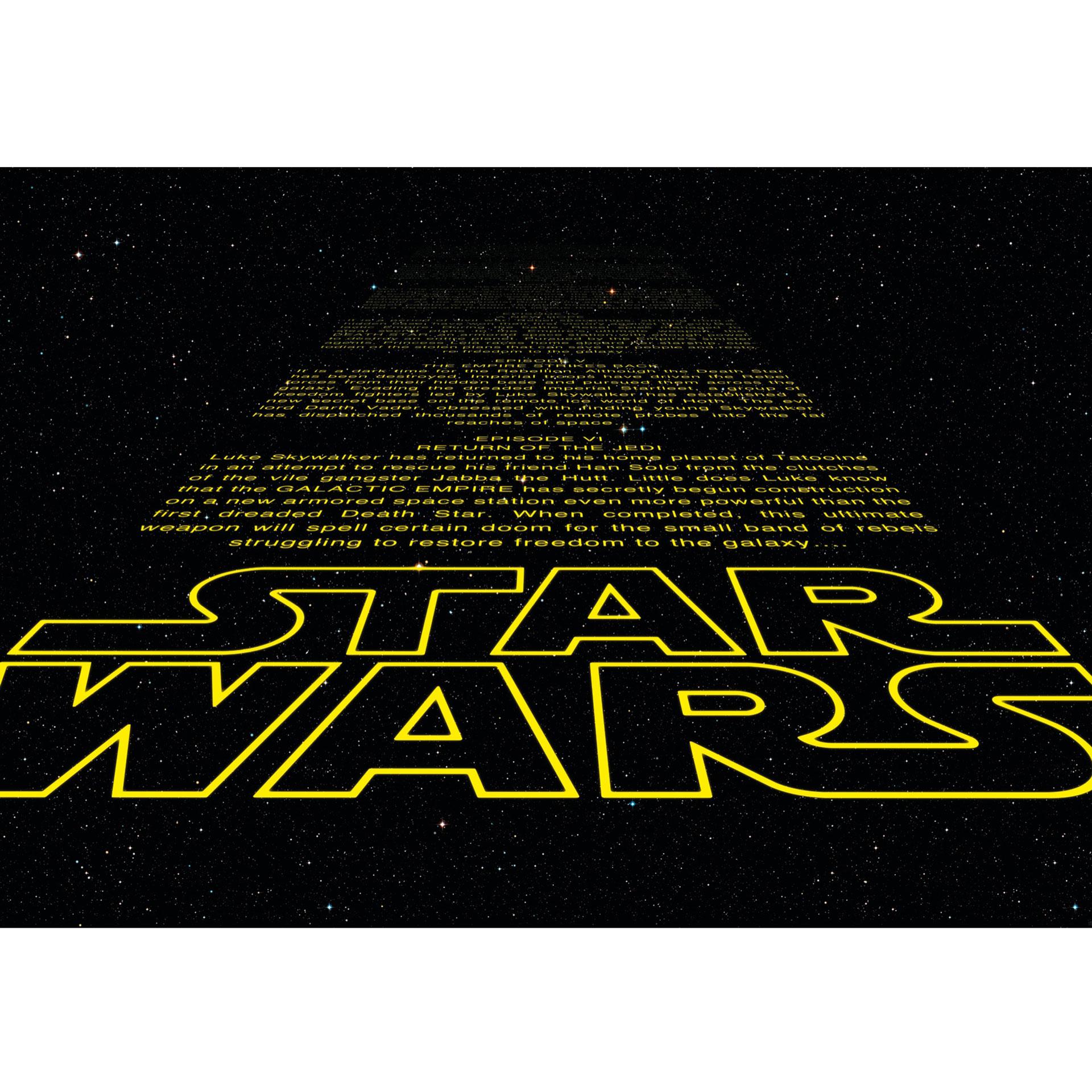 Fotobehang Papierbehang Star Wars Intro