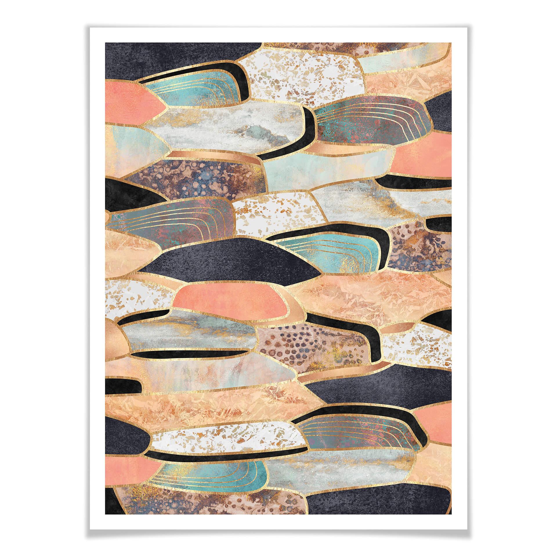 Frederiksson Plakat - Golden Stones - Gyldne Sten