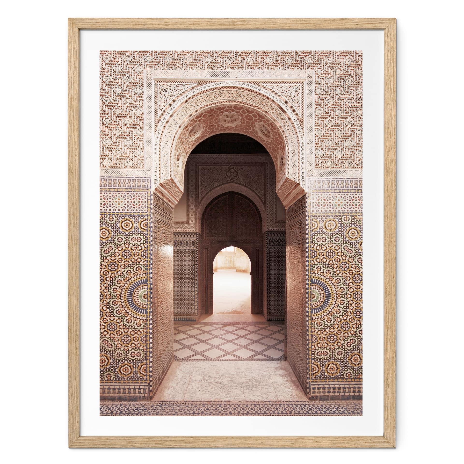 Poster Orientalisk port med mosaik - Sisi & Seb