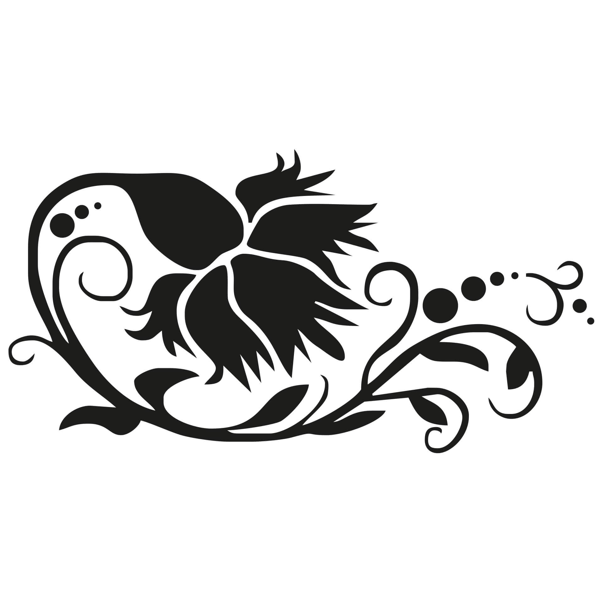 Muursticker Bloem Maeva