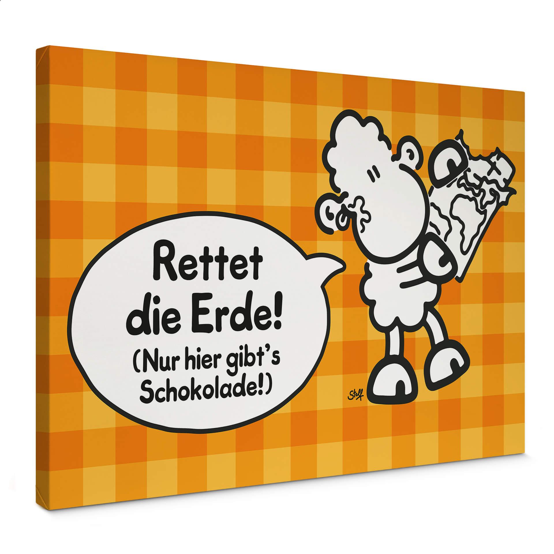 Leinwandbild sheepworld Worthelden Schokolade