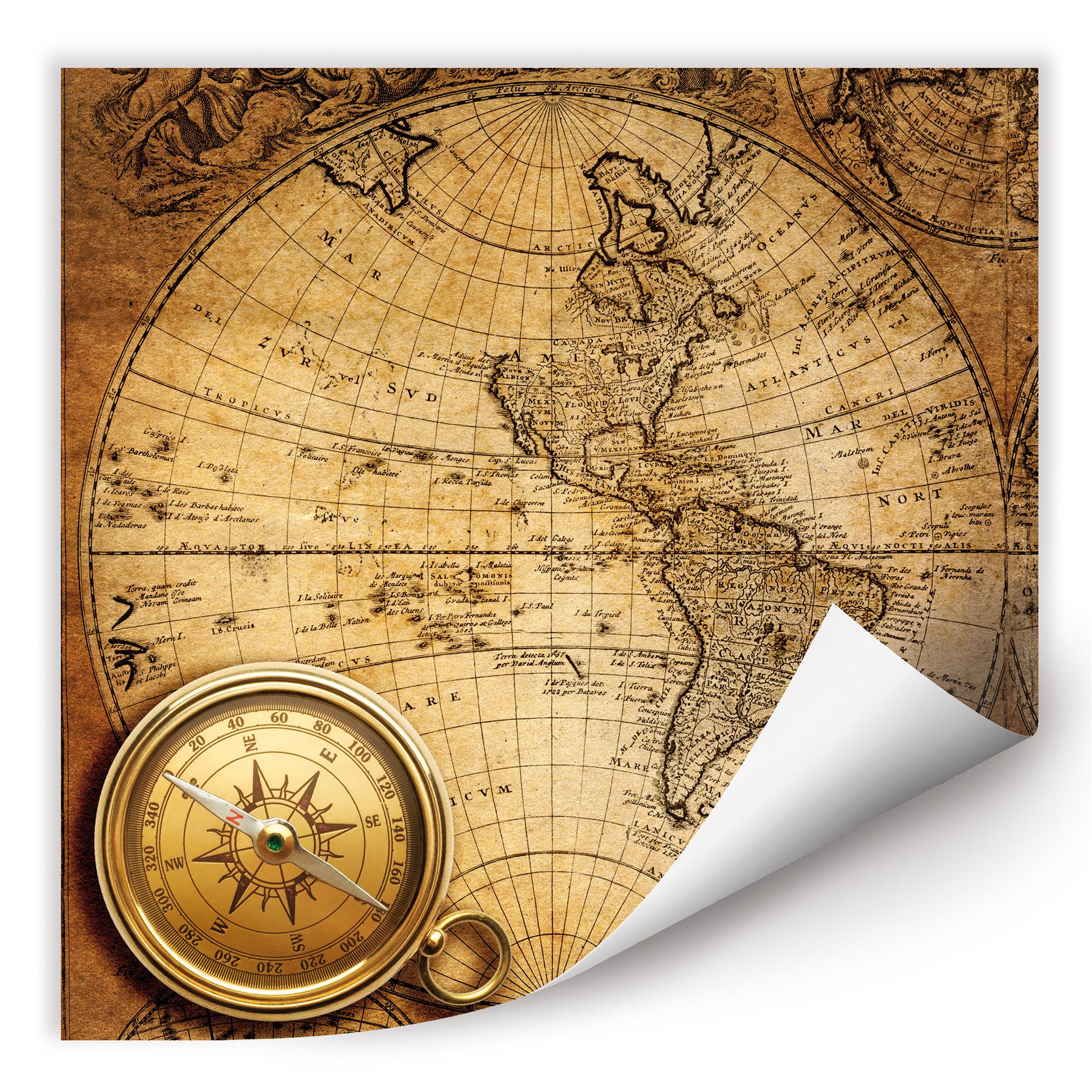 Poster autocollant - W - L'Explorateur