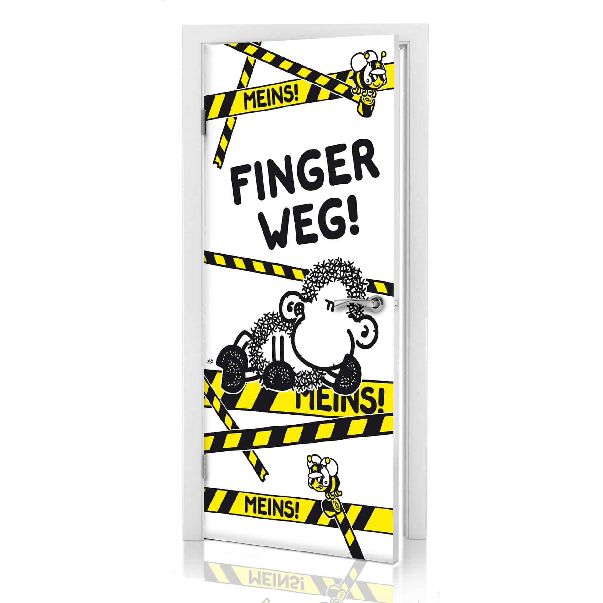 Türdesign sheepworld Finger Weg! Meins! 91x200 cm