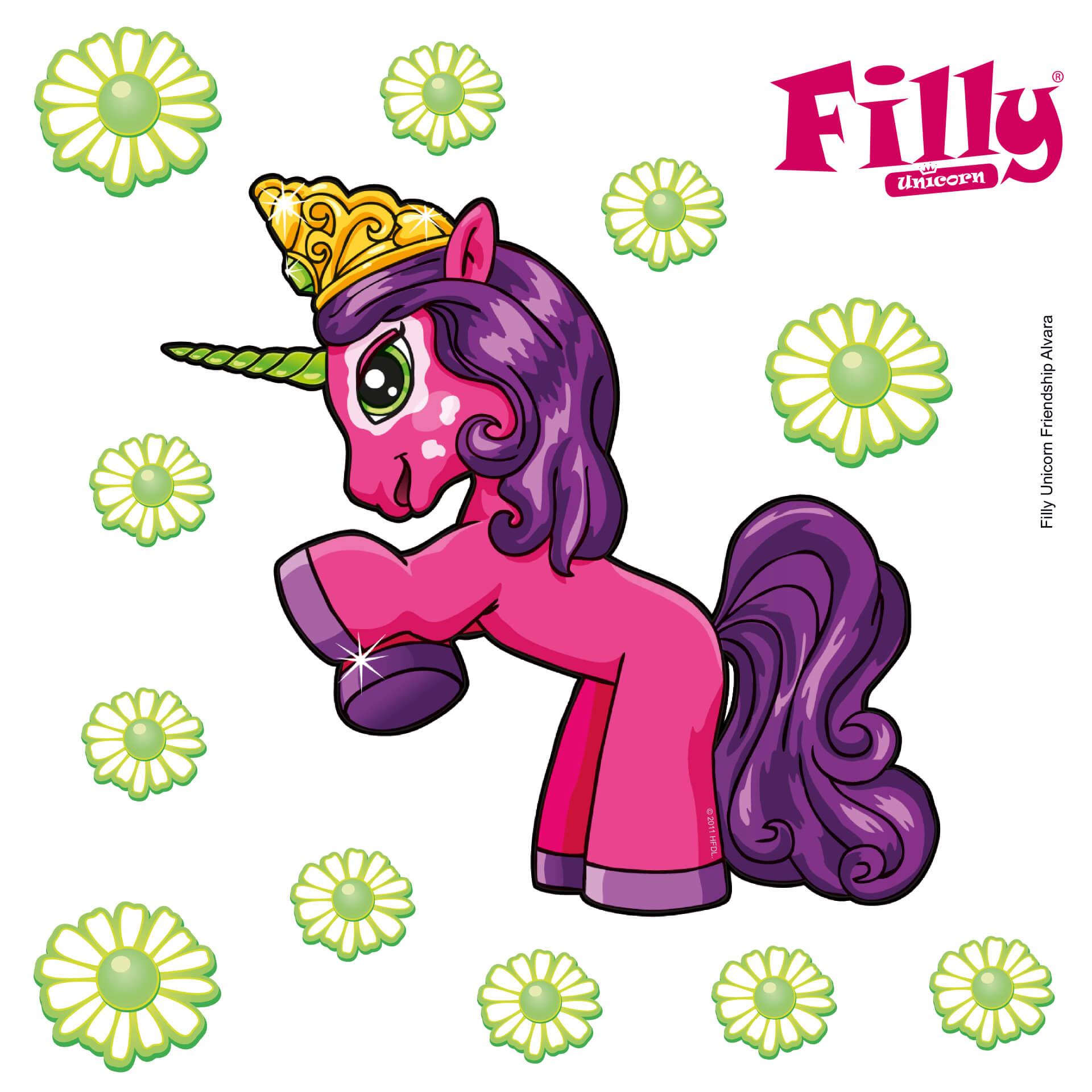 Muursticker Filly Unicorn - Friendship Alvara