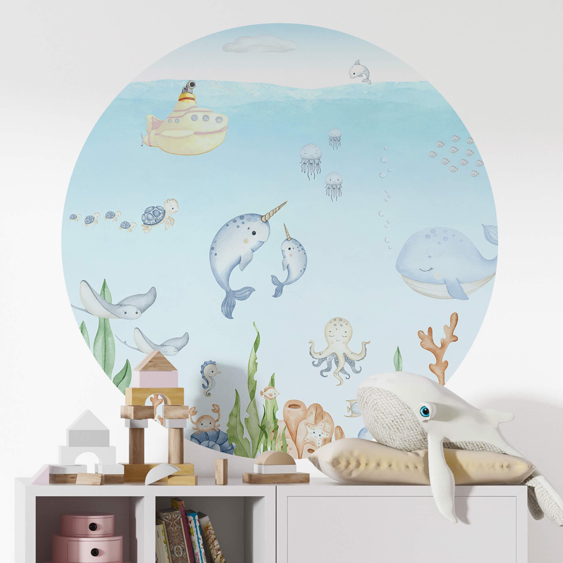 Wall Sticker Oliver Robins - Underwater Friends