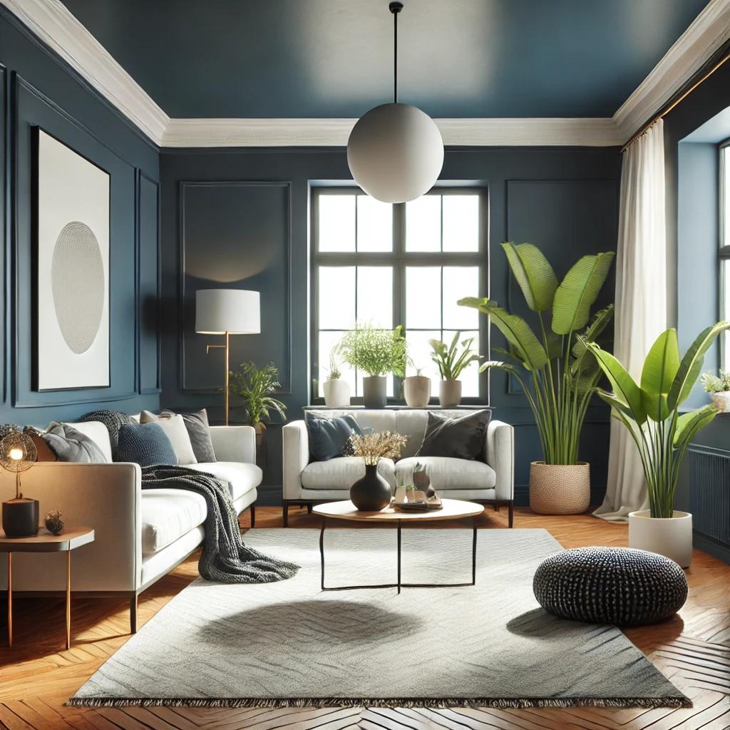 Pintura interior azul semimate I Blooming Blueberry | con efecto calmante | THE COLOR KITCHEN